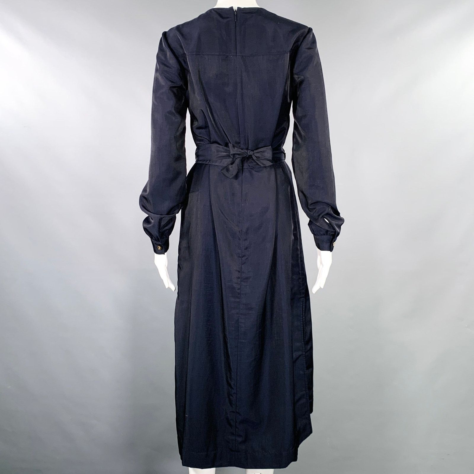 Ted Baker Size S Aminna Navy Polyester Utility Mid Calf Dress Size S / US 4 / IT 40 - 3 Thumbnail