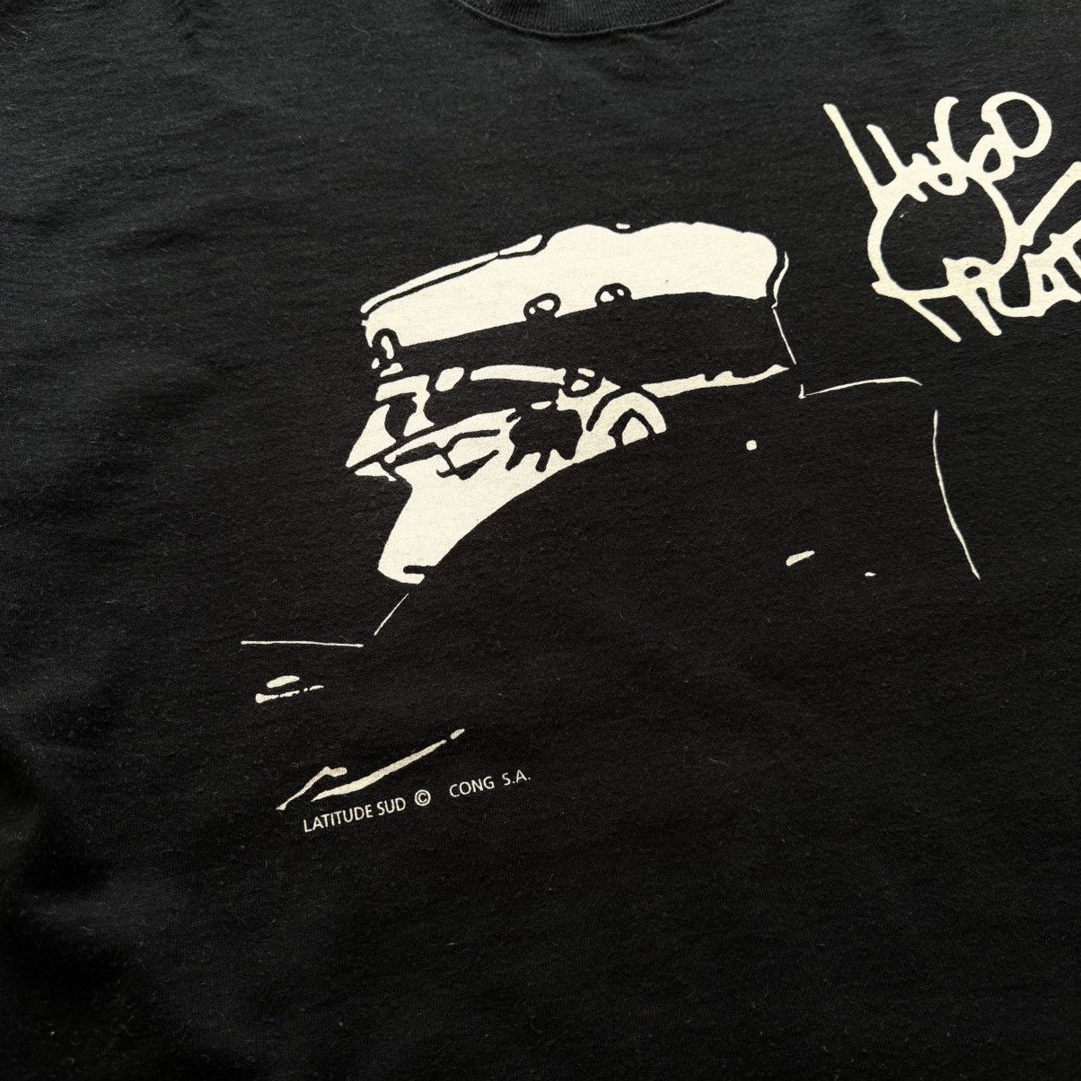 Band Tees Hugo Pratt Corto Maltese Comic Big Logo Band Y2K T-shirt Tee Size US XL / EU 56 / 4 - 4 Thumbnail