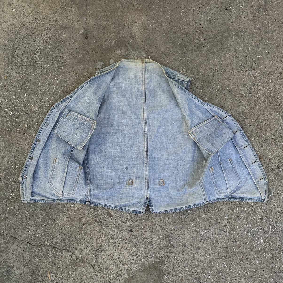 Levi's VERY RARE WESTERN 60s/70s Levi’s White/Red Reverse Tab Vest Size S / US 4 / IT 40 - 8 Thumbnail