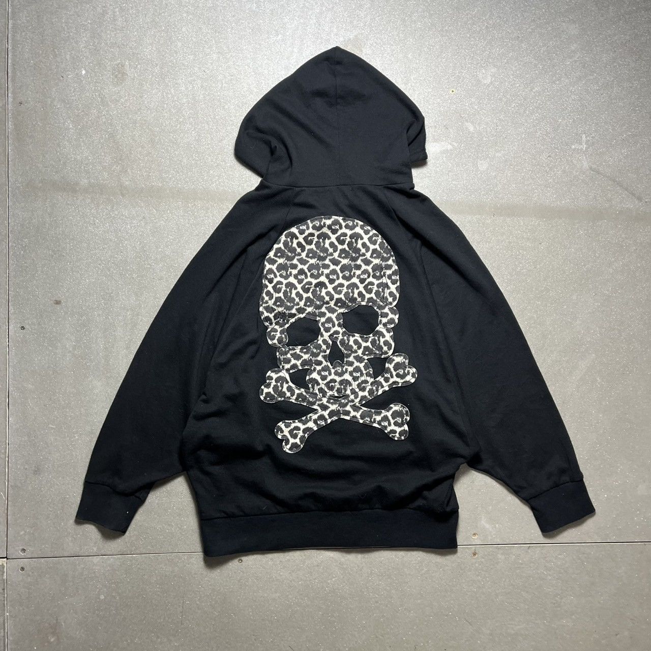 If Six Was Nine × Japanese Brand × Le Grande Bleu (L.G.B.) Conflake Japanese Brand Skulls Leopard Hoodie Sweater Size L / US 10 / IT 46 - 1 Thumbnail