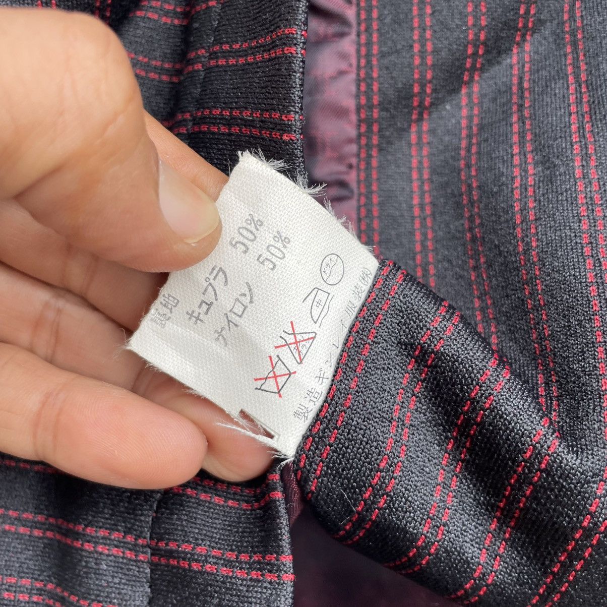 Japanese Brand Vintage Japanese Brand 90s Ginrei Stripe Down Bomber Jacket Size US M / EU 48-50 / 2 - 10 Thumbnail