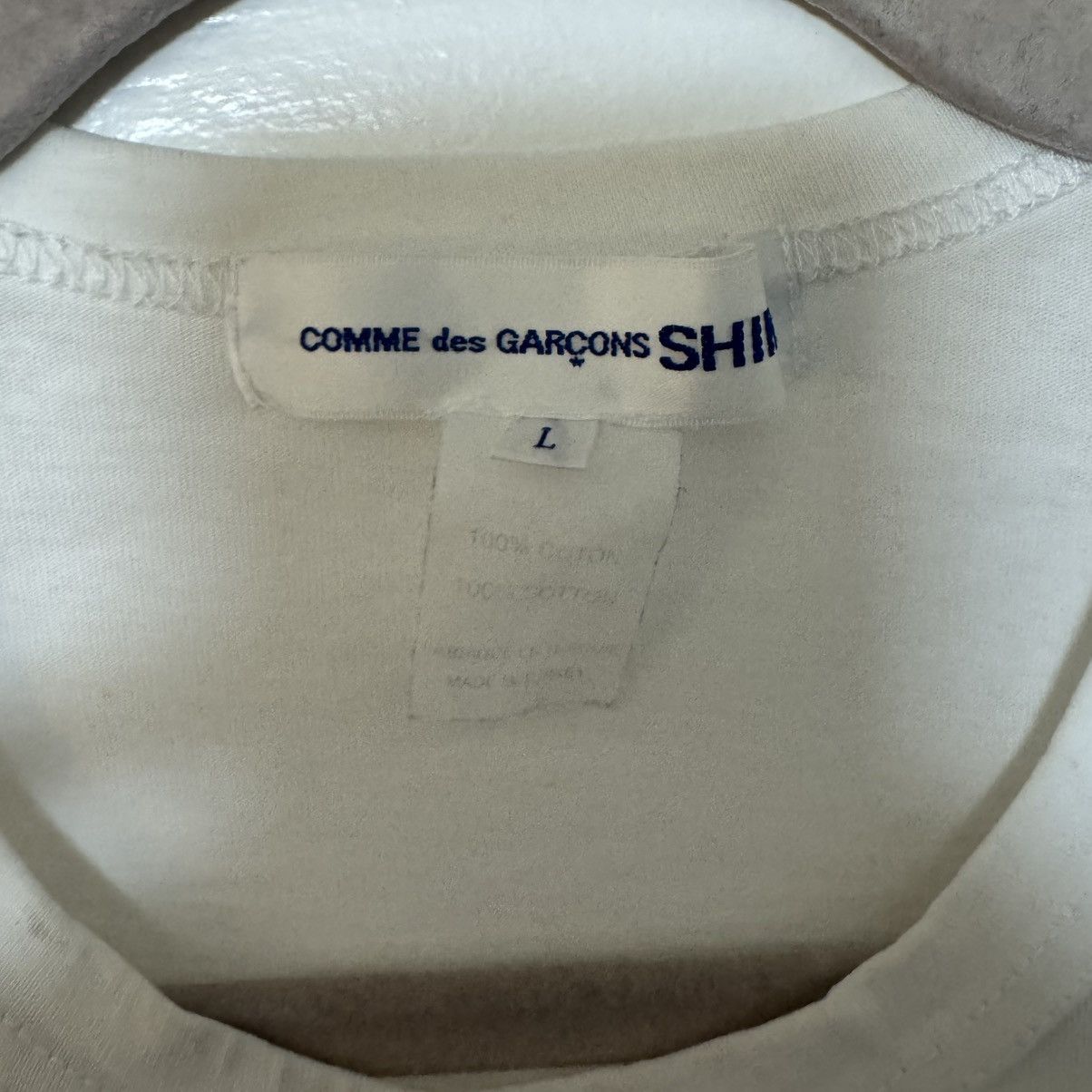 Comme des Garcons SHIRT Comme Des Garcons SHIRT Polish asymmetric t-shirt, Medium Size US M / EU 48-50 / 2 - 4 Thumbnail