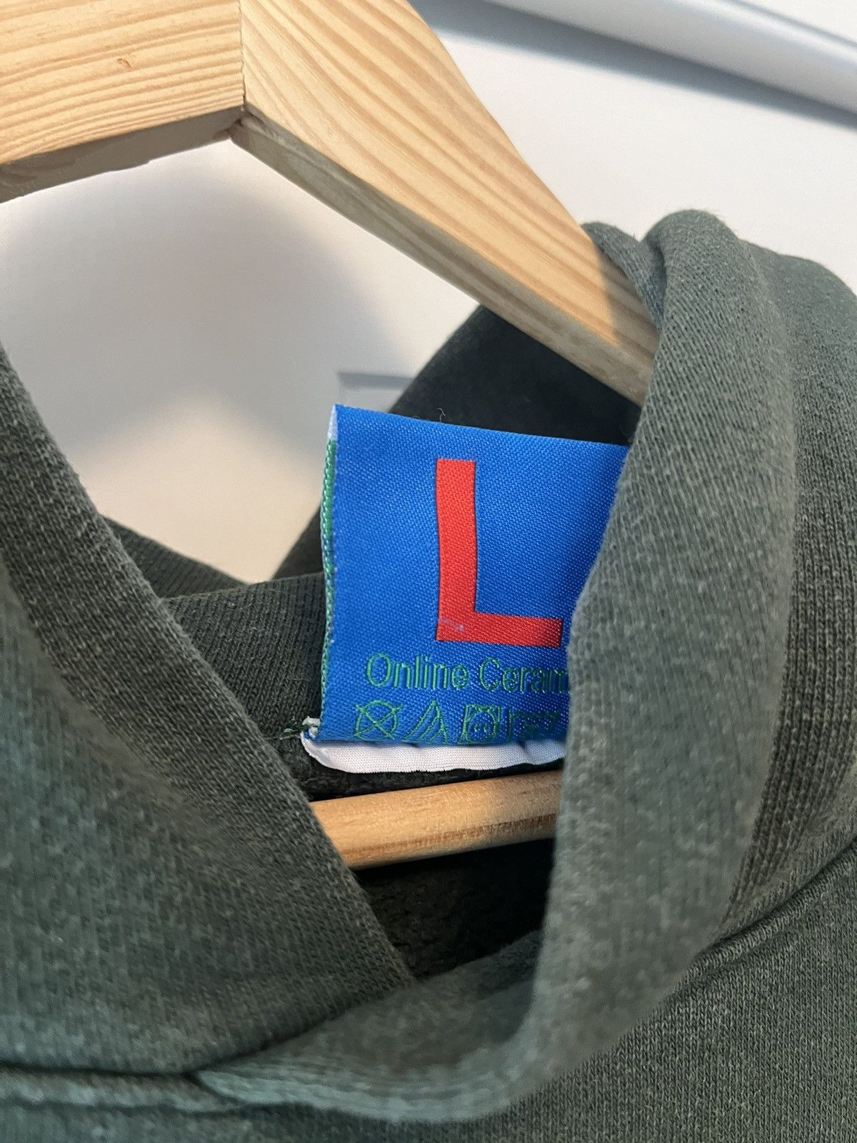Online Ceramics Online Ceramics Hoodie Green Size US L / EU 52-54 / 3 - 2 Thumbnail