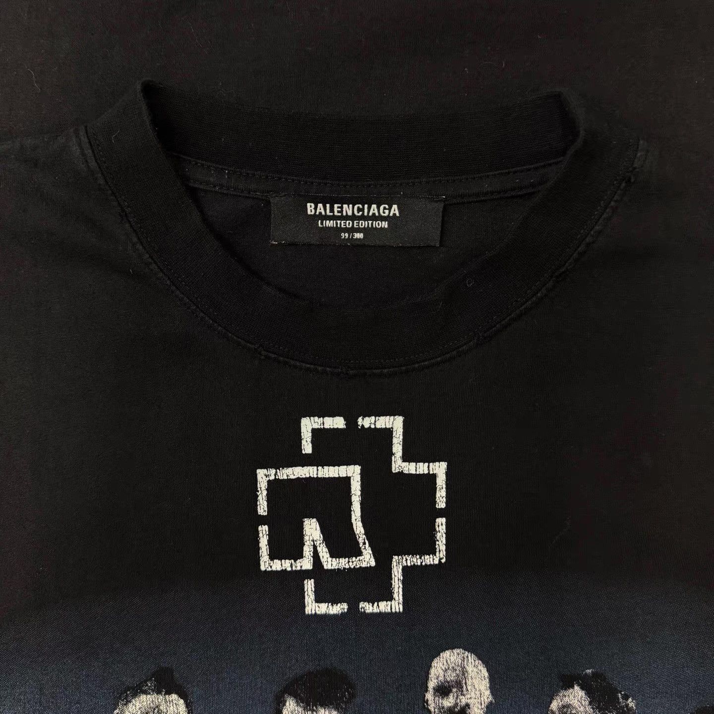 Balenciaga Balenciaga Rammstein Band T‑shirt Q10 Size US M / EU 48-50 / 2 - 2 Thumbnail