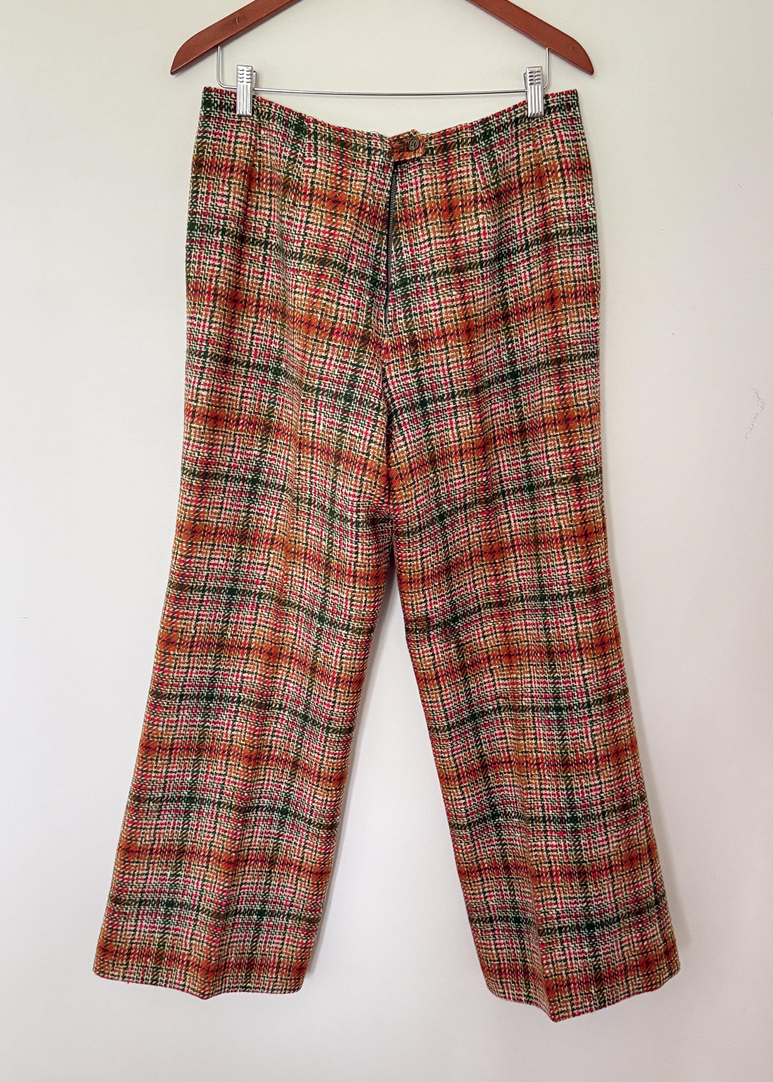 Pendleton Pendleton Wool Plaid 3 Piece Suit Blazer Skirt Trousers Size 40" / US 18 - 7 Thumbnail