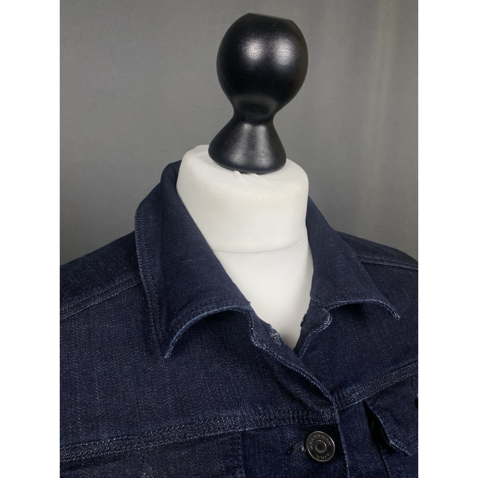 Burberry Burberry Brit Nova Check Women's Blue Denim Jeans Biker Jack Size M / US 6-8 / IT 42-44 - 6 Thumbnail