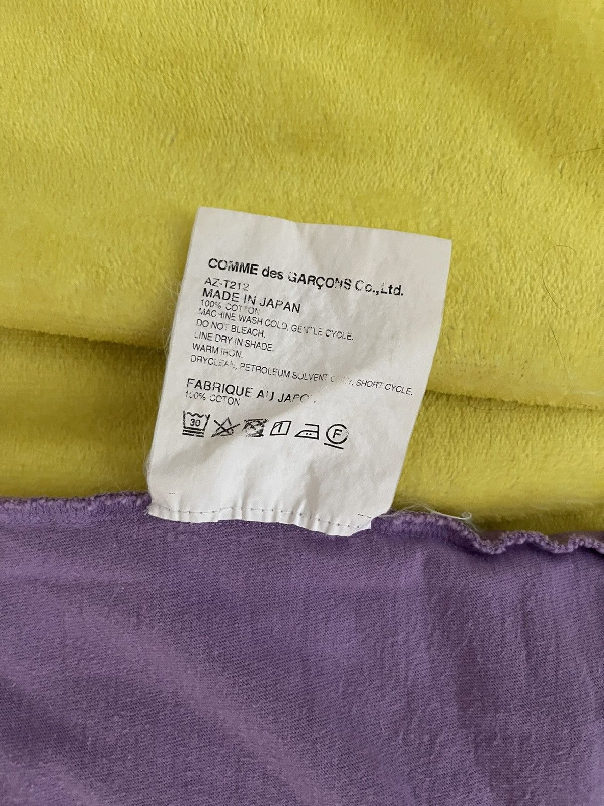 Comme des Garcons CDG Heart Tee Purple Size US L / EU 52-54 / 3 - 3 Thumbnail
