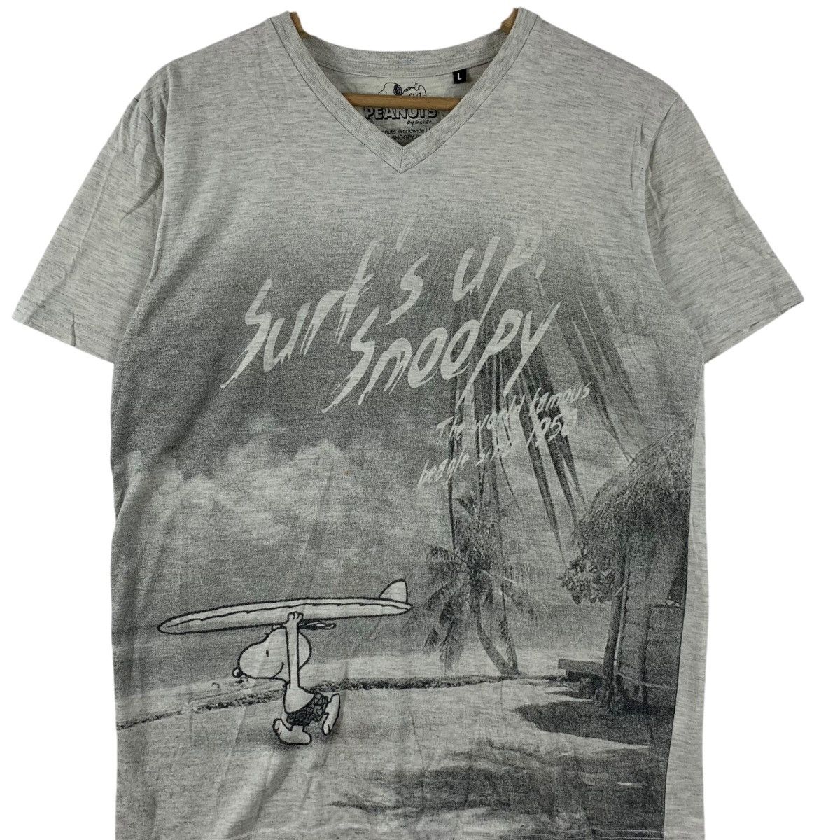 Peanuts PEANUTS SNOOPY SURF UP Over Print Beach AOP Tee Shirt Top Size L / US 10 / IT 46 - 3 Thumbnail