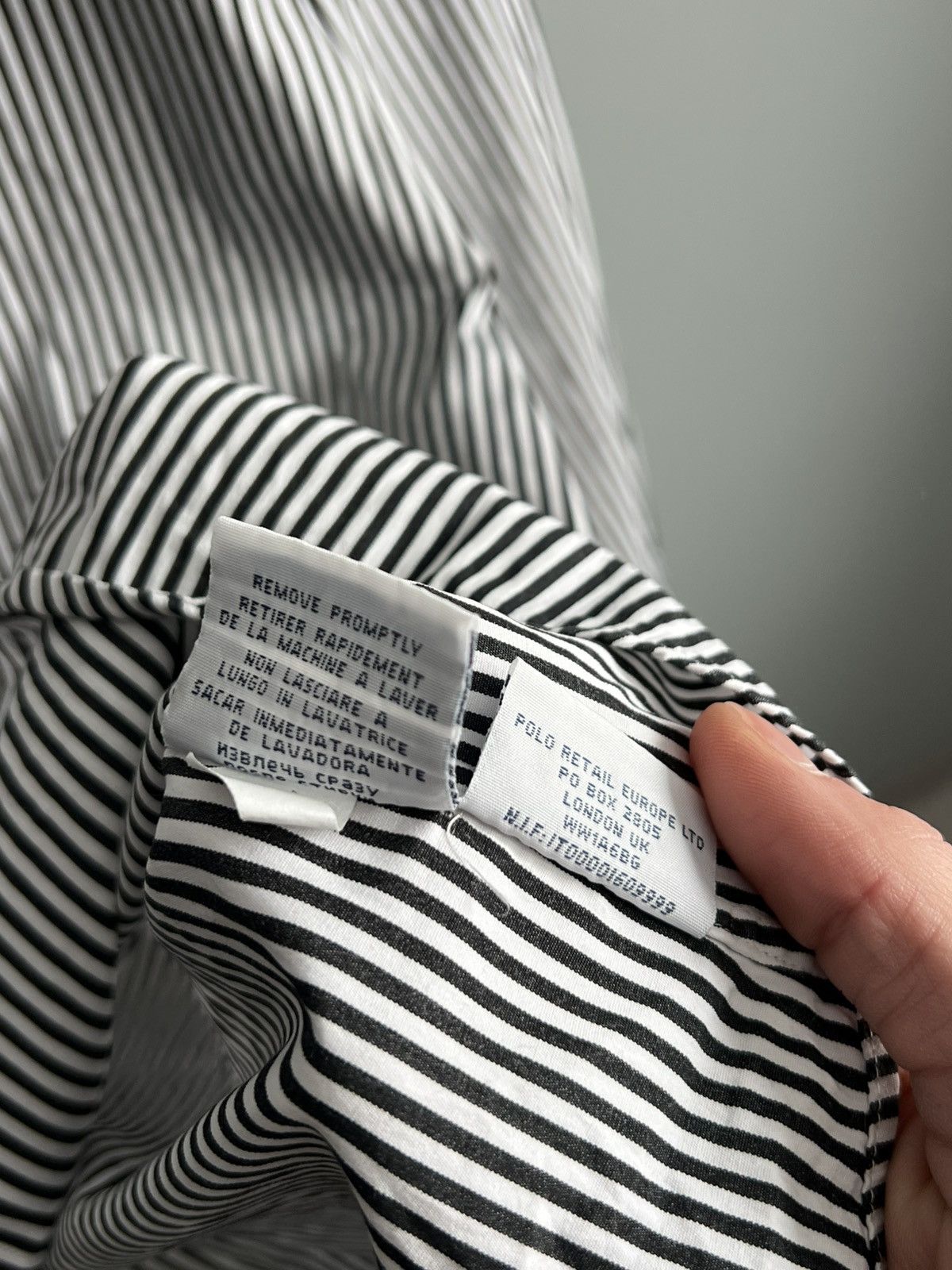 Polo Ralph Lauren Polo Ralph Lauren Vintage Stripped Shirt Size US L / EU 52-54 / 3 - 10 Thumbnail
