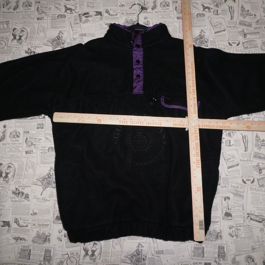 Guess Large - Vintage Y2K Guess jeans embroider fleece sweatshirt Size US L / EU 52-54 / 3 - 5 Thumbnail