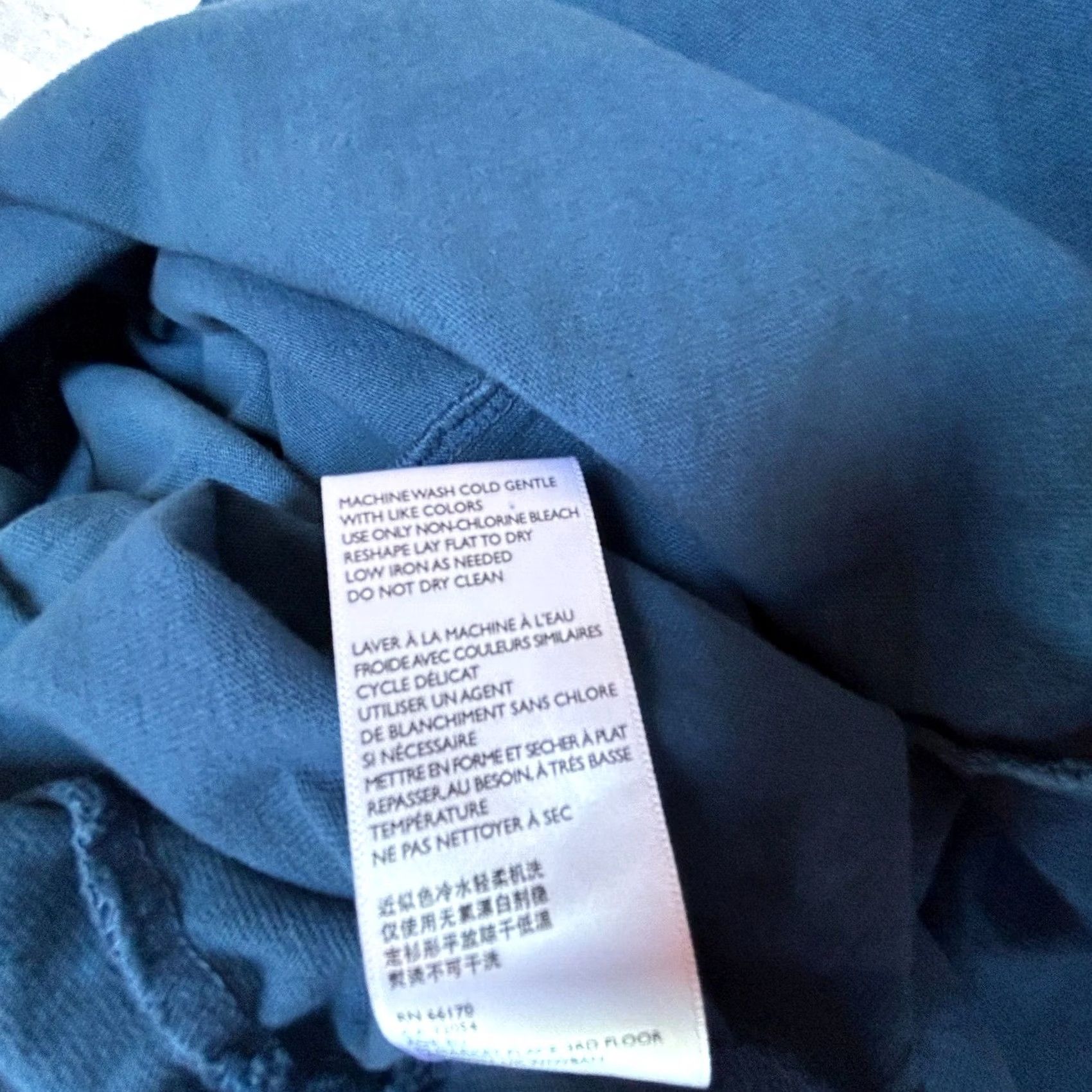 Vintage FP Beach Dress Women Short Dolman Sleeve Oversized Maxi Back-Split Blue Small Size 28" / US 6 / IT 42 - 5 Thumbnail