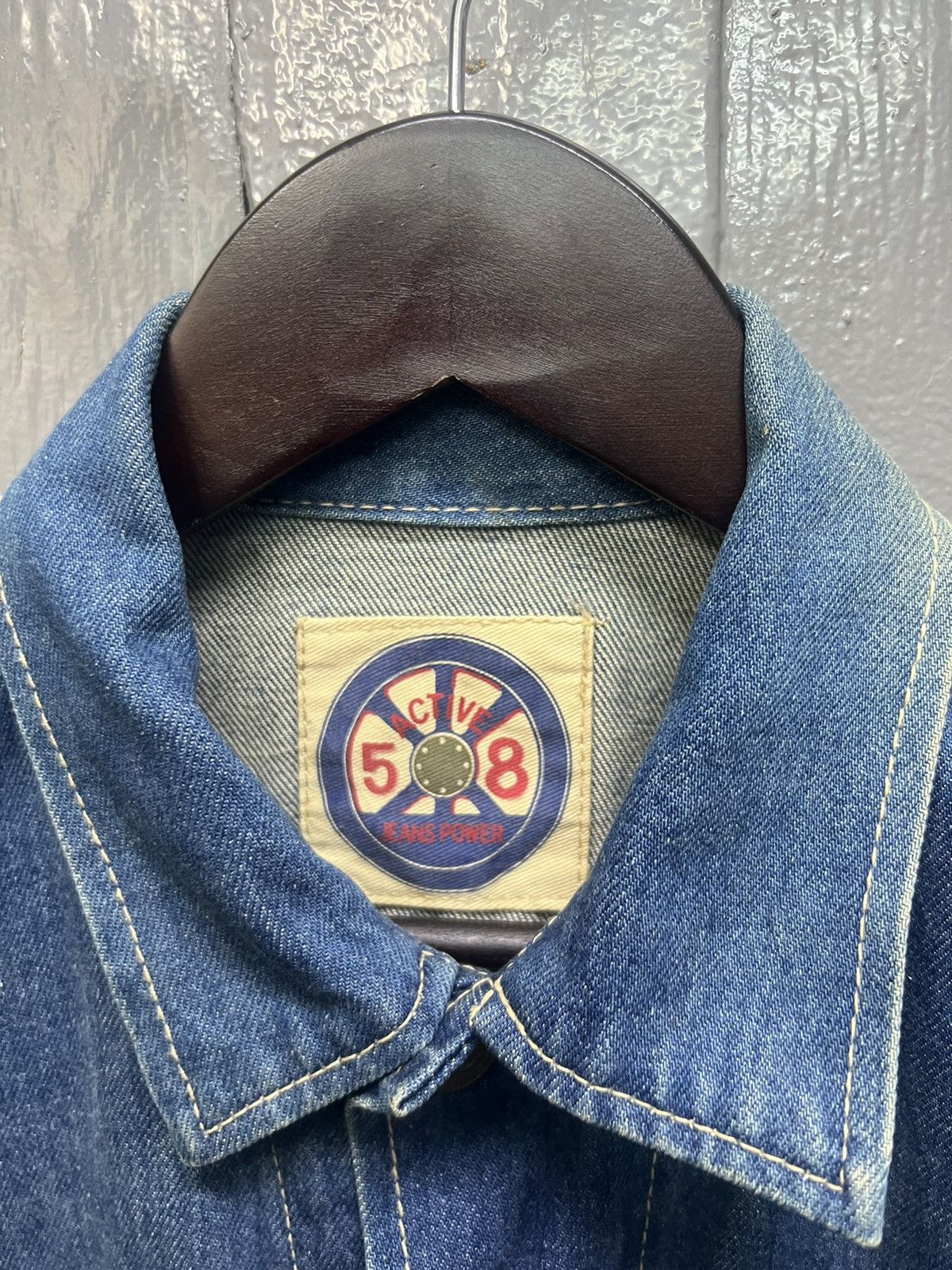 Vintage Vintage Active 508 Denim Trucker Jacket Size US XL / EU 56 / 4 - 6 Thumbnail