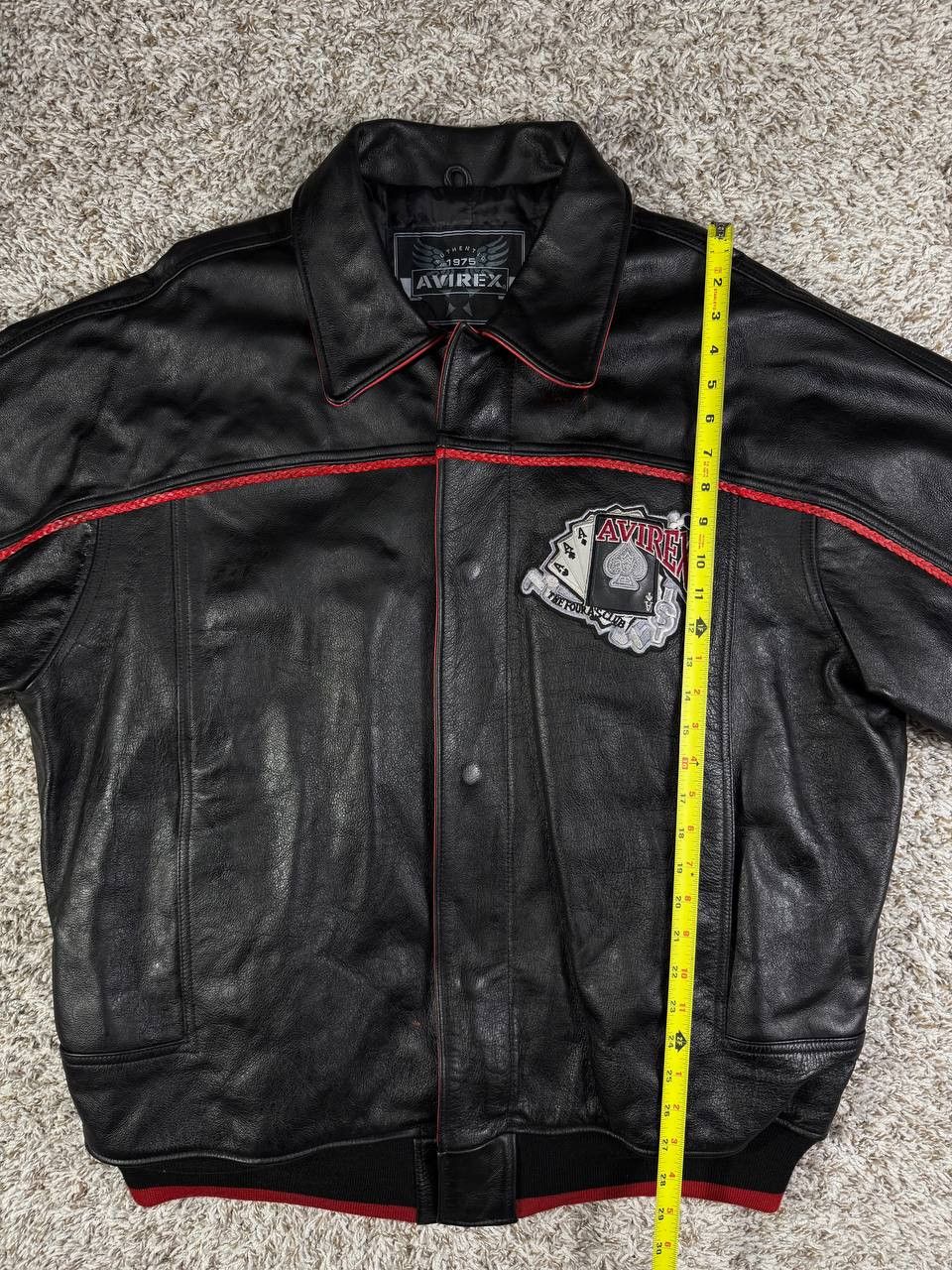 Avirex Vintage Avirex King Casino All Leather Stadium Bomber Jacket Size US XXL / EU 58 / 5 - 8 Thumbnail