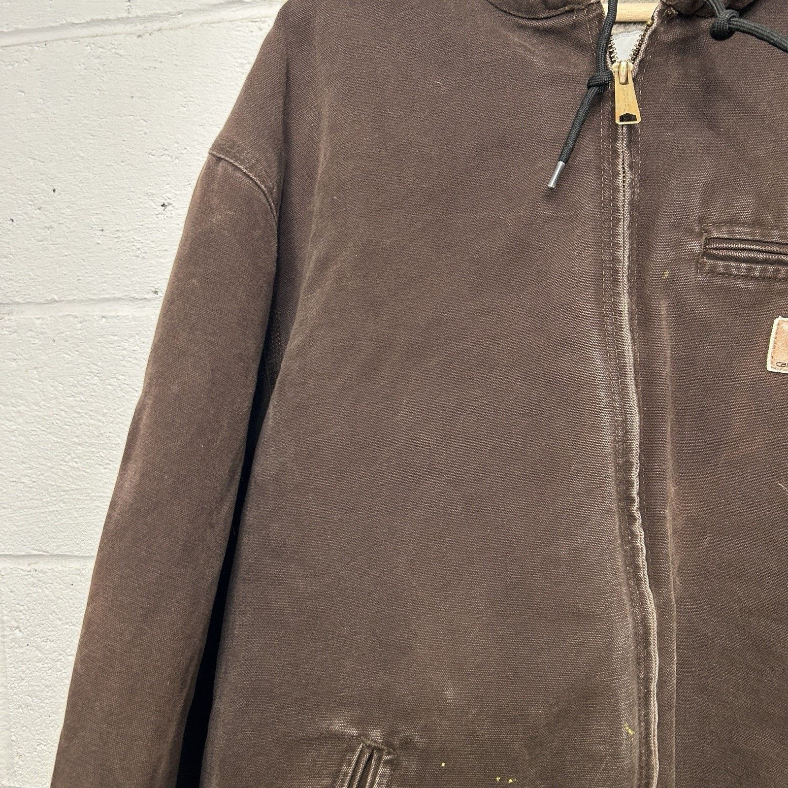 Carhartt Y2K Carhartt Sherpa-Lined Hooded Detroit Jacket “Dark Brown” Size US XL / EU 56 / 4 - 6 Thumbnail