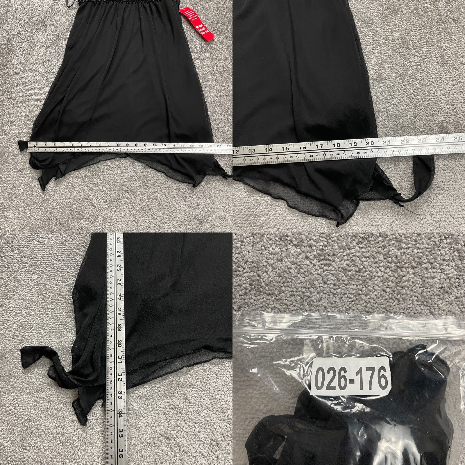 Vintage Sweet Storm Black Spaghetti Sweetheart Midi Dress Womens L Size L / US 10 / IT 46 - 9 Thumbnail