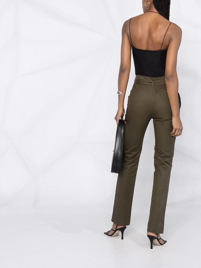 Coperni o1mle0524 Pants in Khaki Size 27" / US 4 / IT 40 - 4 Thumbnail