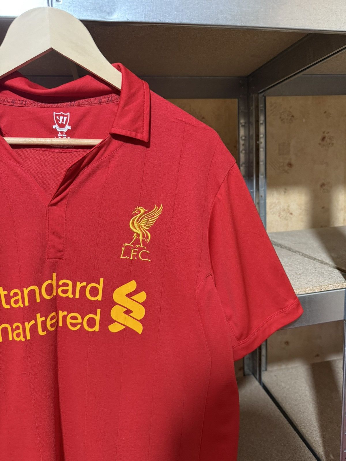 Vintage × Warrior Warrior Liverpool Gerrard #8 2012 2013 Home Soccer Jersey Size US L / EU 52-54 / 3 - 4 Thumbnail