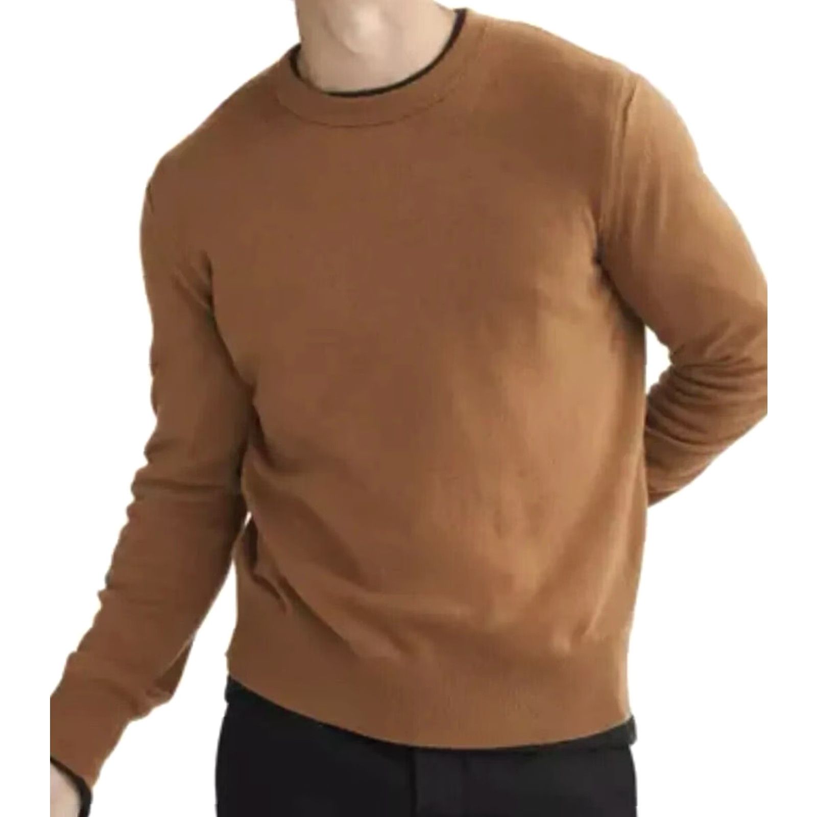 Rag & Bone VINTAGE Rag & Bone Lightweight Paul Cashmere Crewneck Camel L Mens Sweater Size US L / EU 52-54 / 3 - 2 Thumbnail