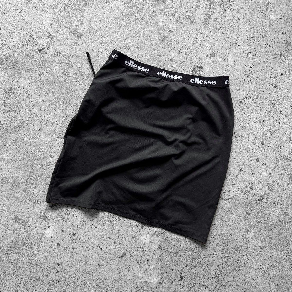 Ellesse Ellesse Womens Black Wrap Sports Skirt With Logo Waistband Size 27" / US 4 / IT 40 - 4 Thumbnail
