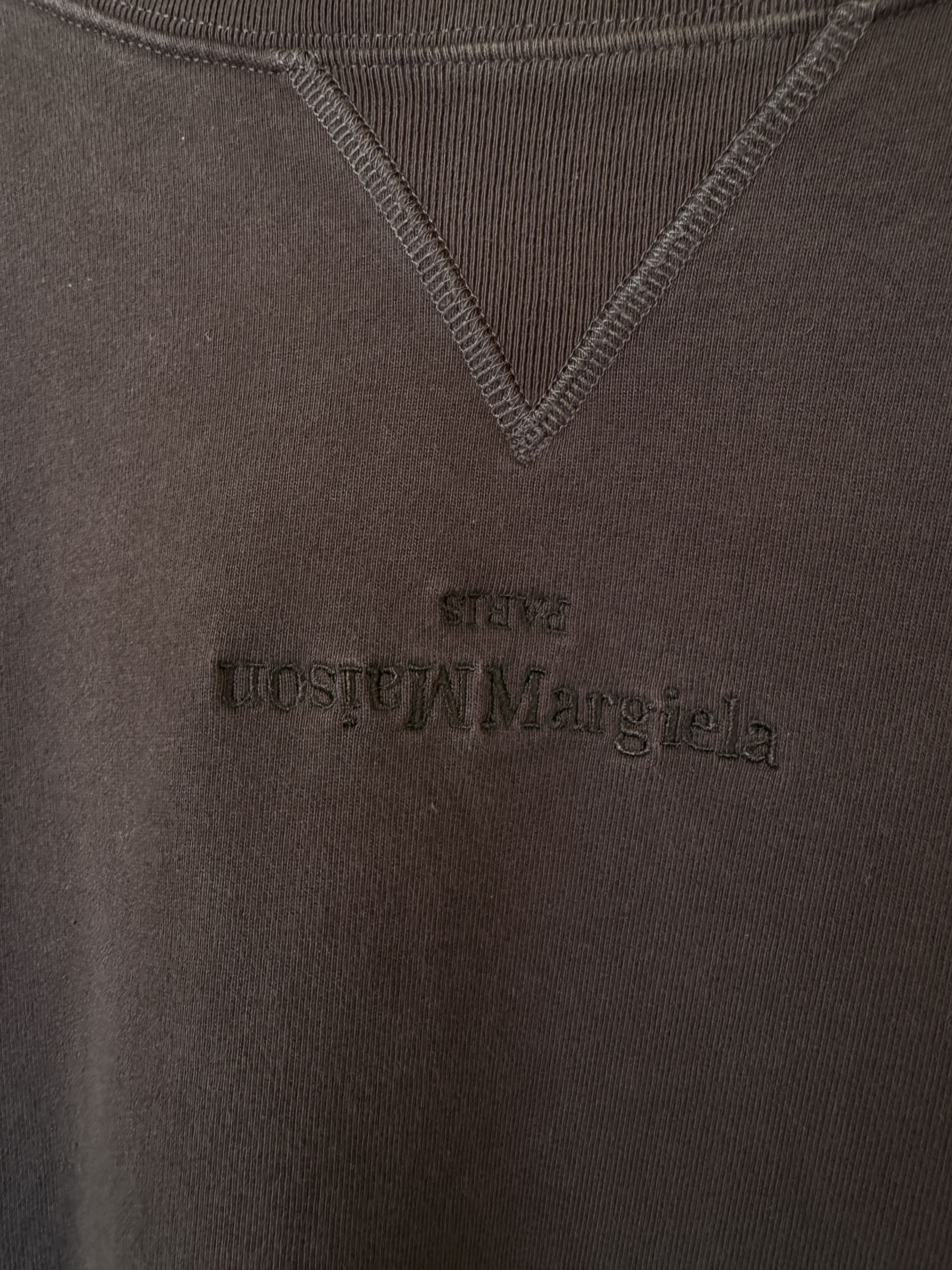 Maison Margiela Maison Margiela Logo Crewneck Size US XL / EU 56 / 4 - 5 Thumbnail
