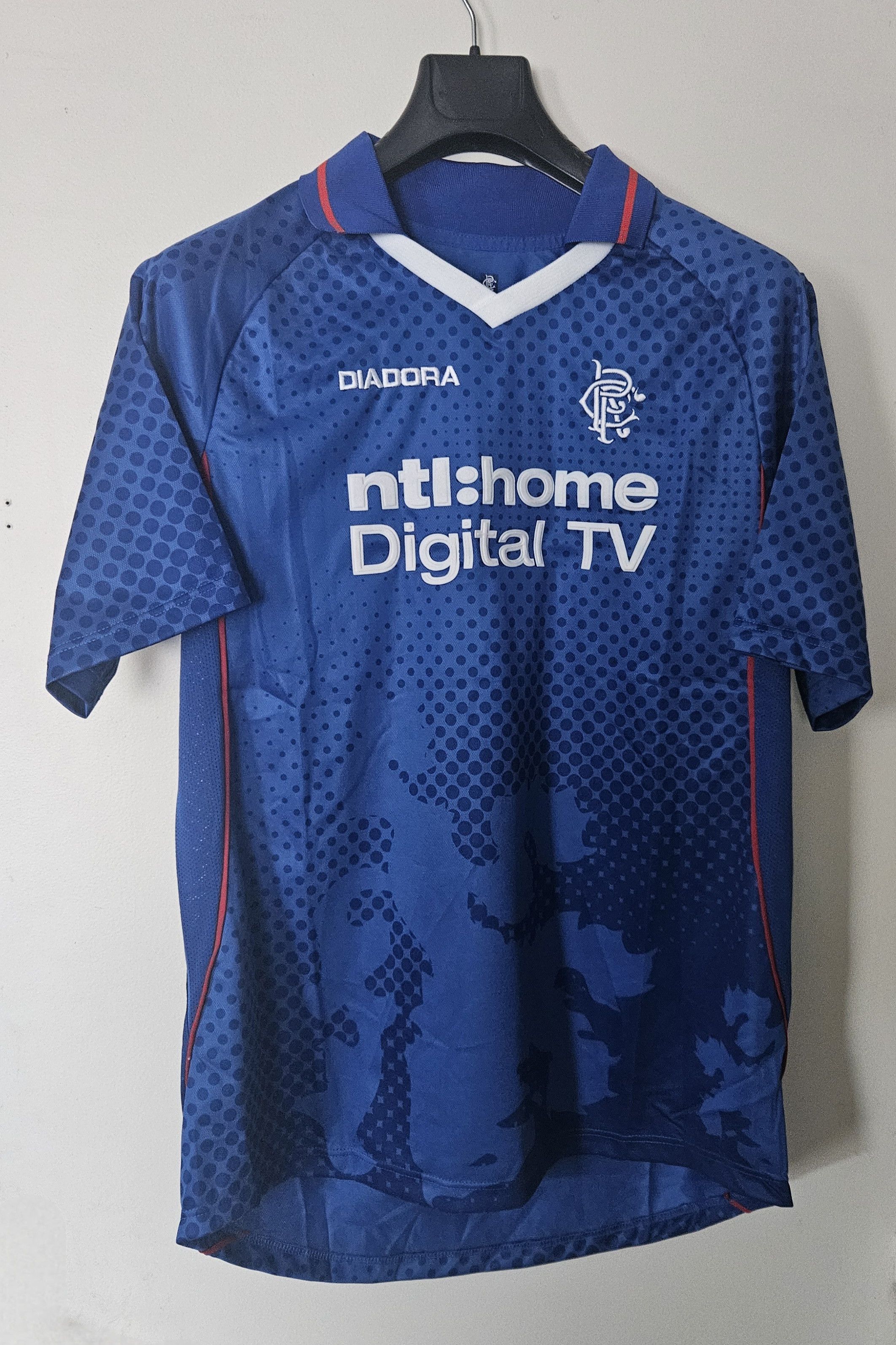 Other Caniggia 7 Glasgow Rangers 2002–03 Vintage Soccer Trikot Size US L / EU 52-54 / 3 - 2 Thumbnail