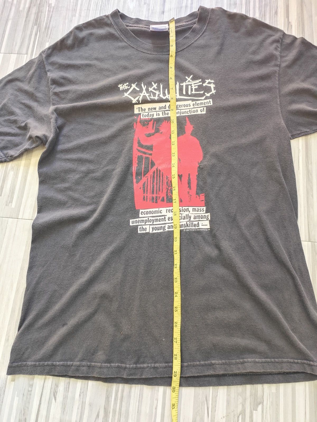 Band Tees × Vintage Vintage 2002 The Casualties Punk Size US L / EU 52-54 / 3 - 9 Thumbnail