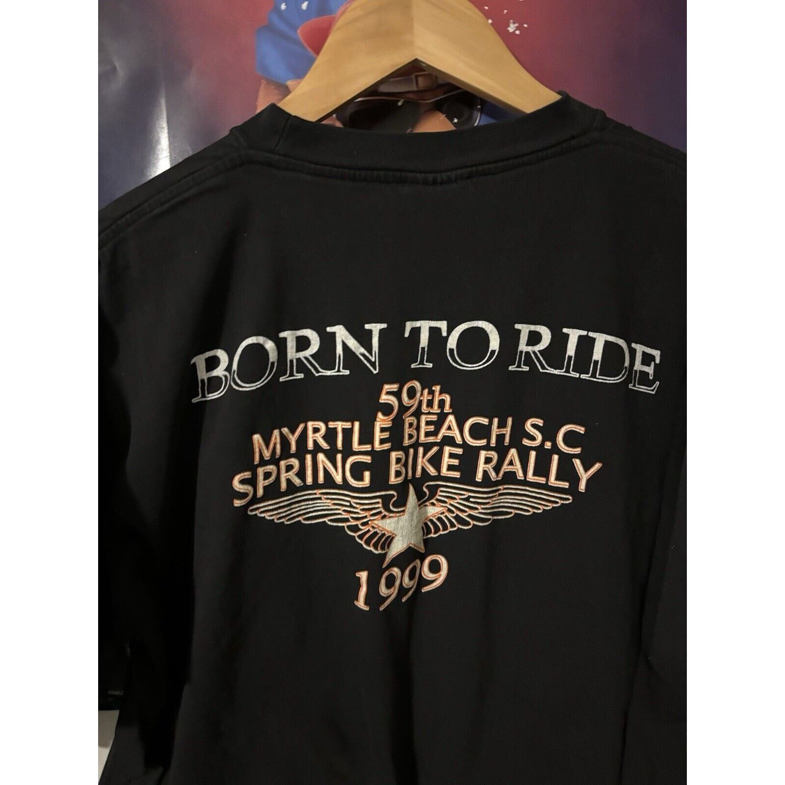 Other vintage black harley davidson motorcycle 1999 Bike week XL Size US XL / EU 56 / 4 - 3 Thumbnail