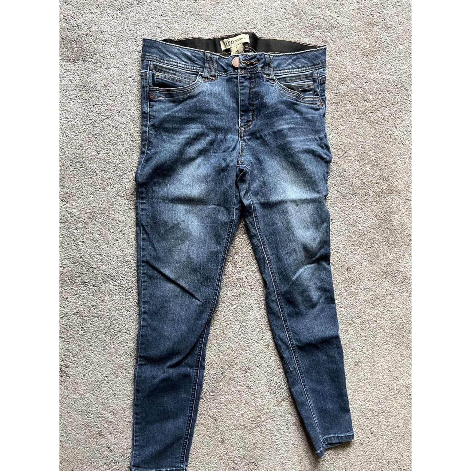 Vintage Democracy Jeans Skinny Pants 8 Blue Cotton Stretch Twill Ab Technology Pockets Regular Womens Size 30" / US 8 / IT 44 - 4 Thumbnail