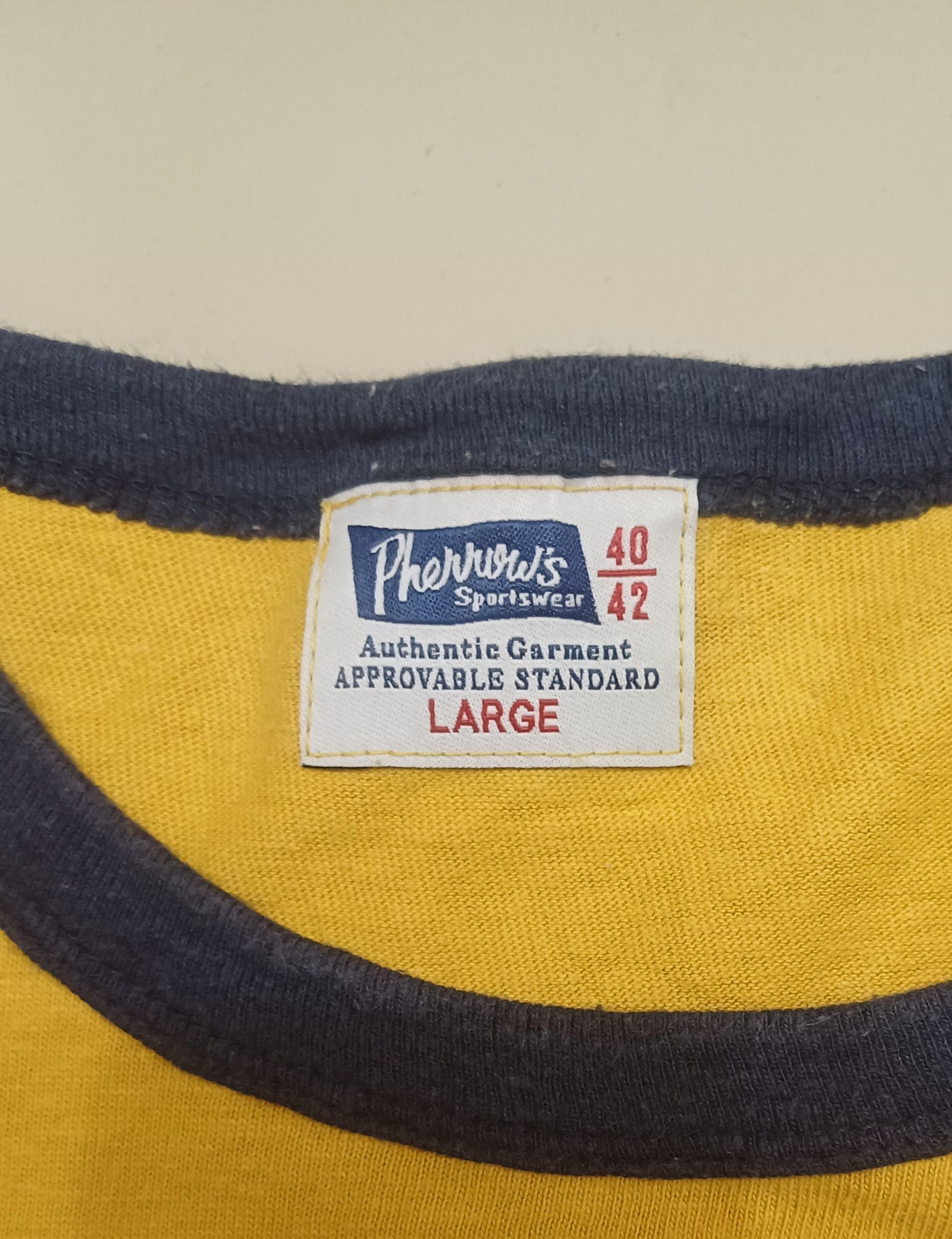 Pherrow's Vintage ringer Pherrows Japan 🔥🔥 Size US L / EU 52-54 / 3 - 3 Thumbnail