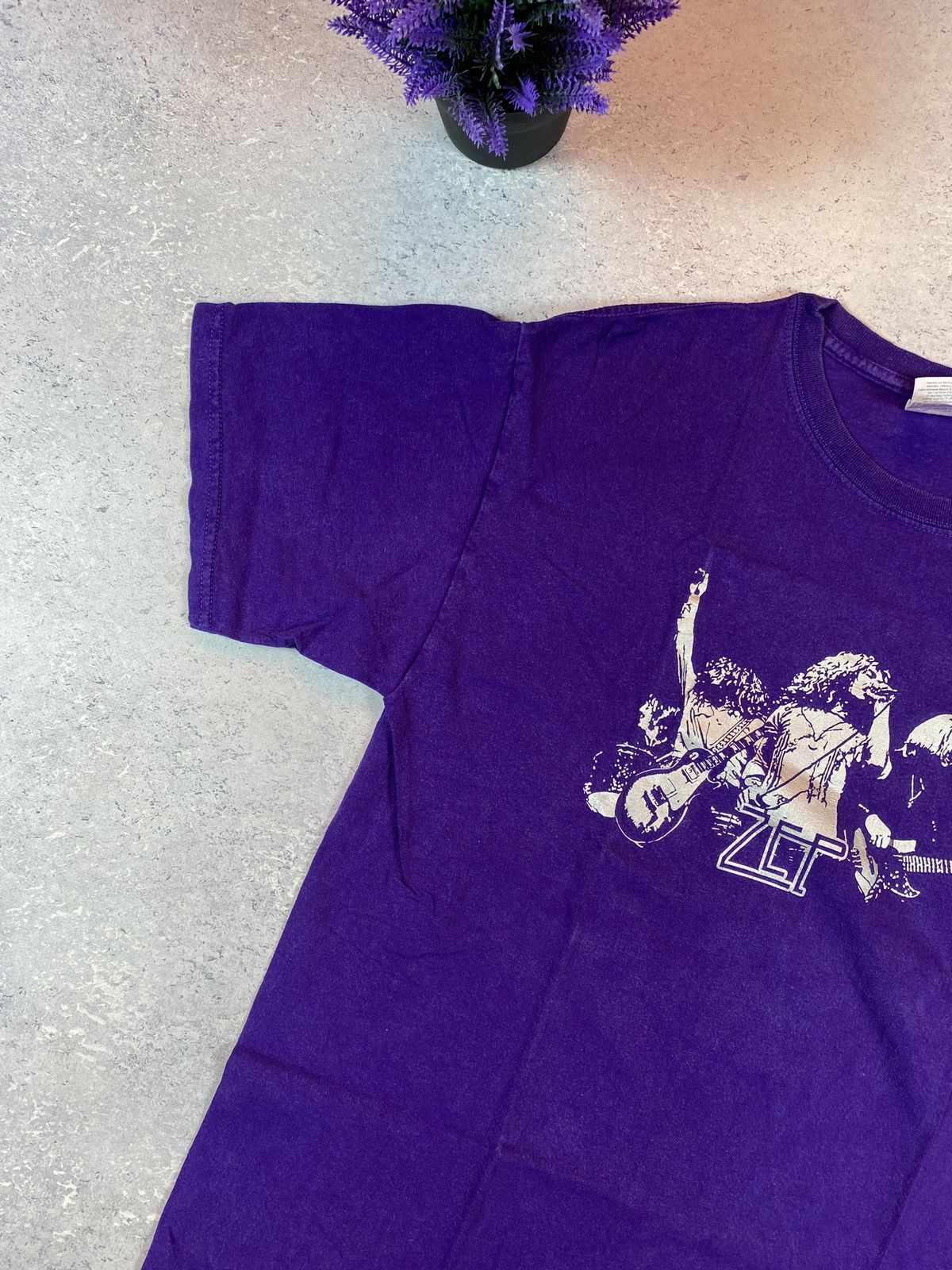 Band Tees × Vintage Vintage Led Zeppelin Men’s T-shirt With Big Logo Size Large Size US L / EU 52-54 / 3 - 4 Thumbnail