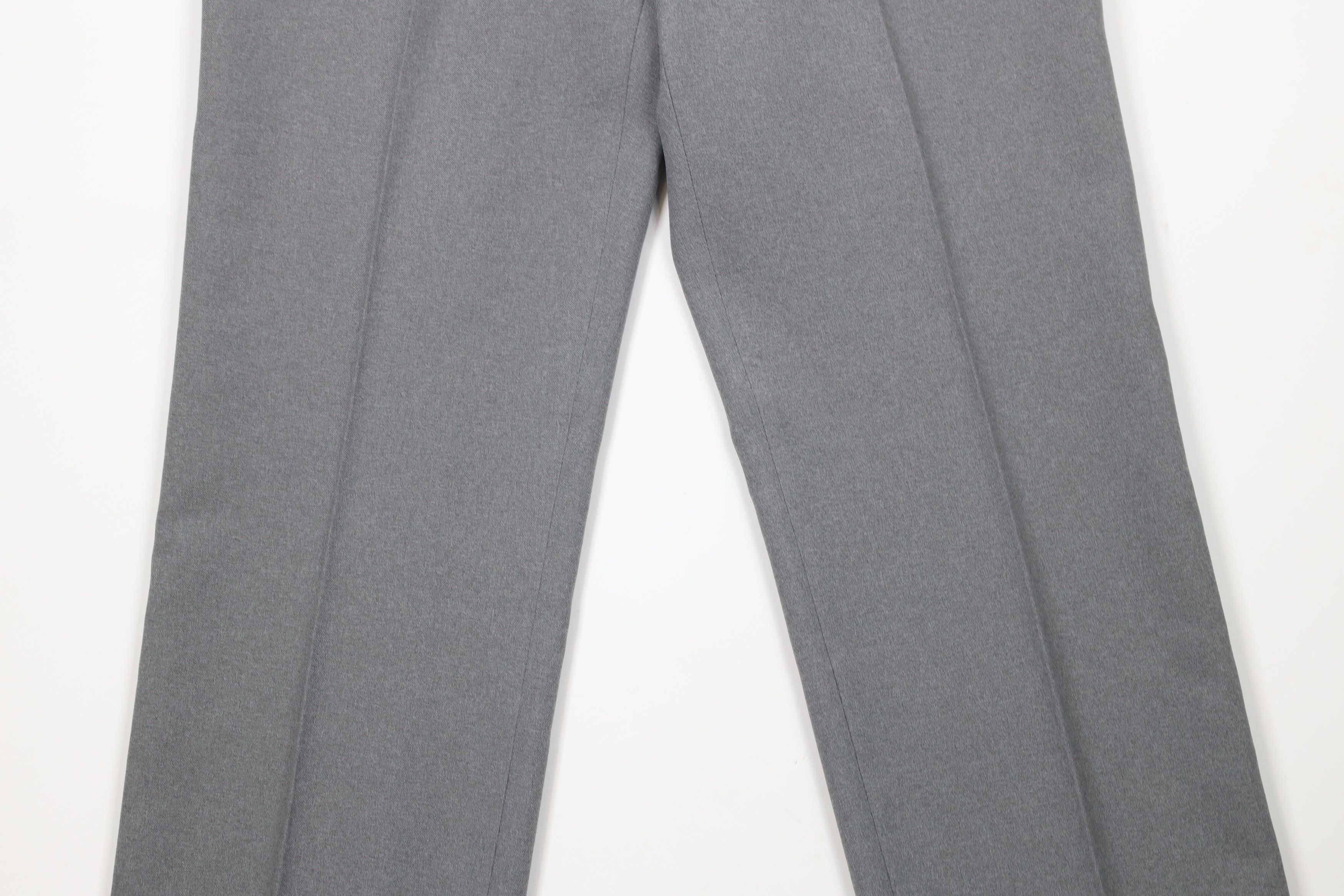 Vintage Vintage 70s Streetwear Flared Wide Leg Chino Pants Gray USA Size US 34 / EU 50 - 3 Thumbnail