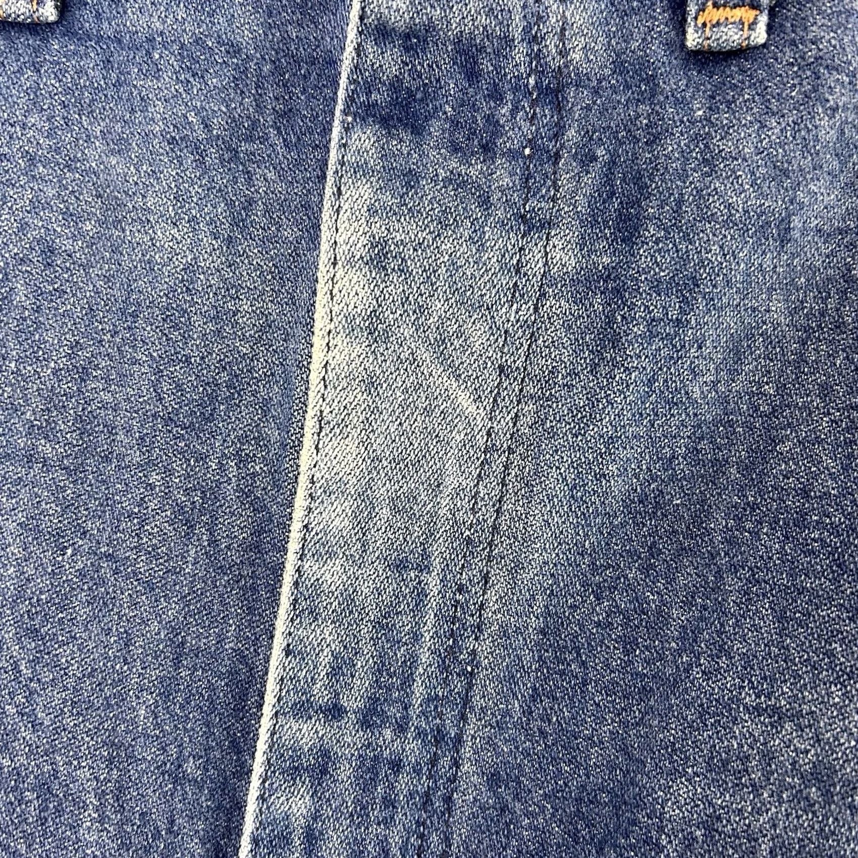 Wrangler VINTAGE Wrangler Jeans Mens 46x30 48x30 Big & Tall Made USA Blue 80s/90s Cotton Rockabilly Mens Size US 30 / EU 46 - 4 Thumbnail
