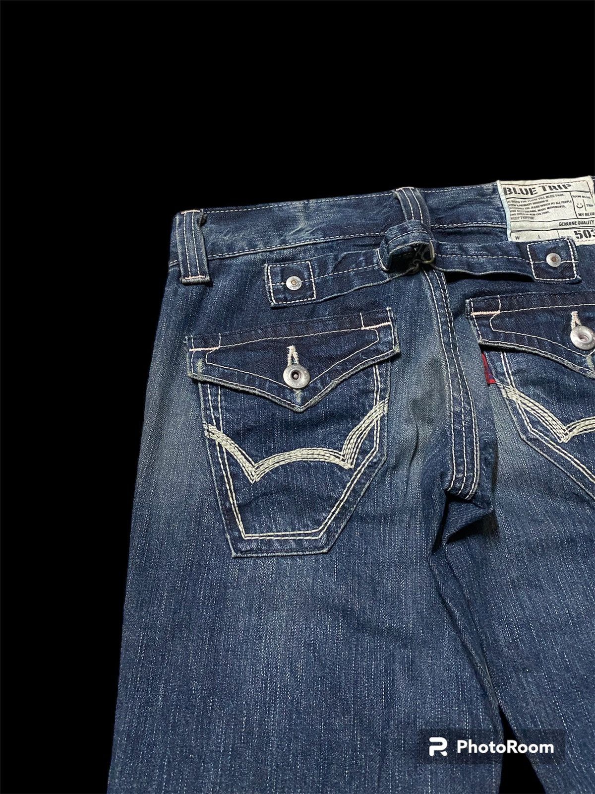 Edwin × Japanese Brand Flare Jeans Edwin 503 Low Rise Baggy Size US 29 - 14 Thumbnail