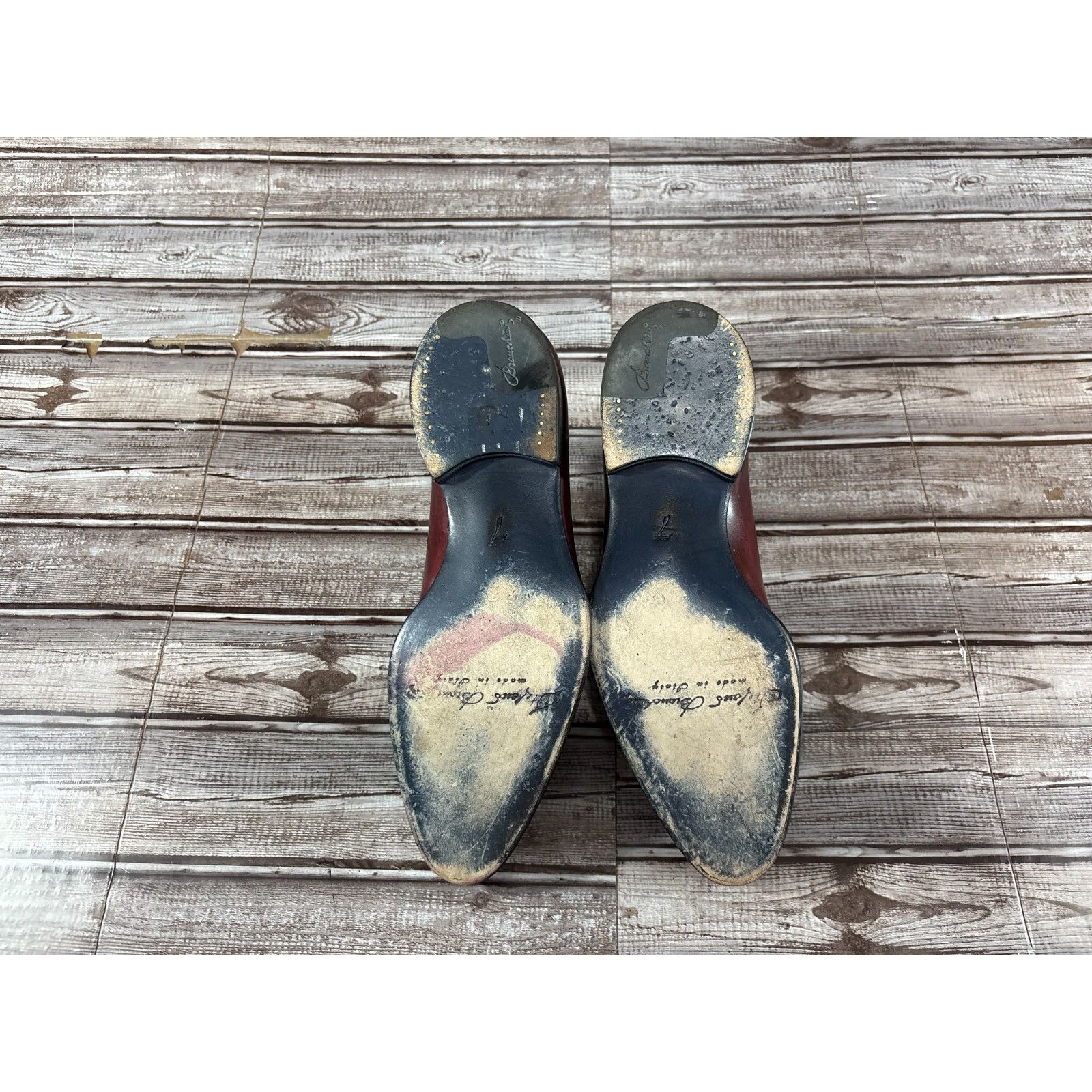 Other Stefano Branchini Oxford Dress Shoes size 7 color red bordea Size US 7 / EU 40 - 6 Thumbnail