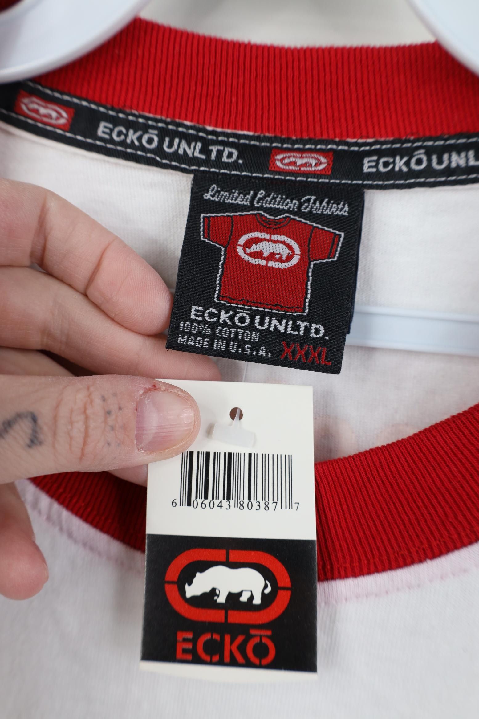 Ecko Unltd. Deadstock Vintage 90s Y2k Ecko Unltd Long Sleeve T-Shirt USA Size US XXL / EU 58 / 5 - 8 Thumbnail