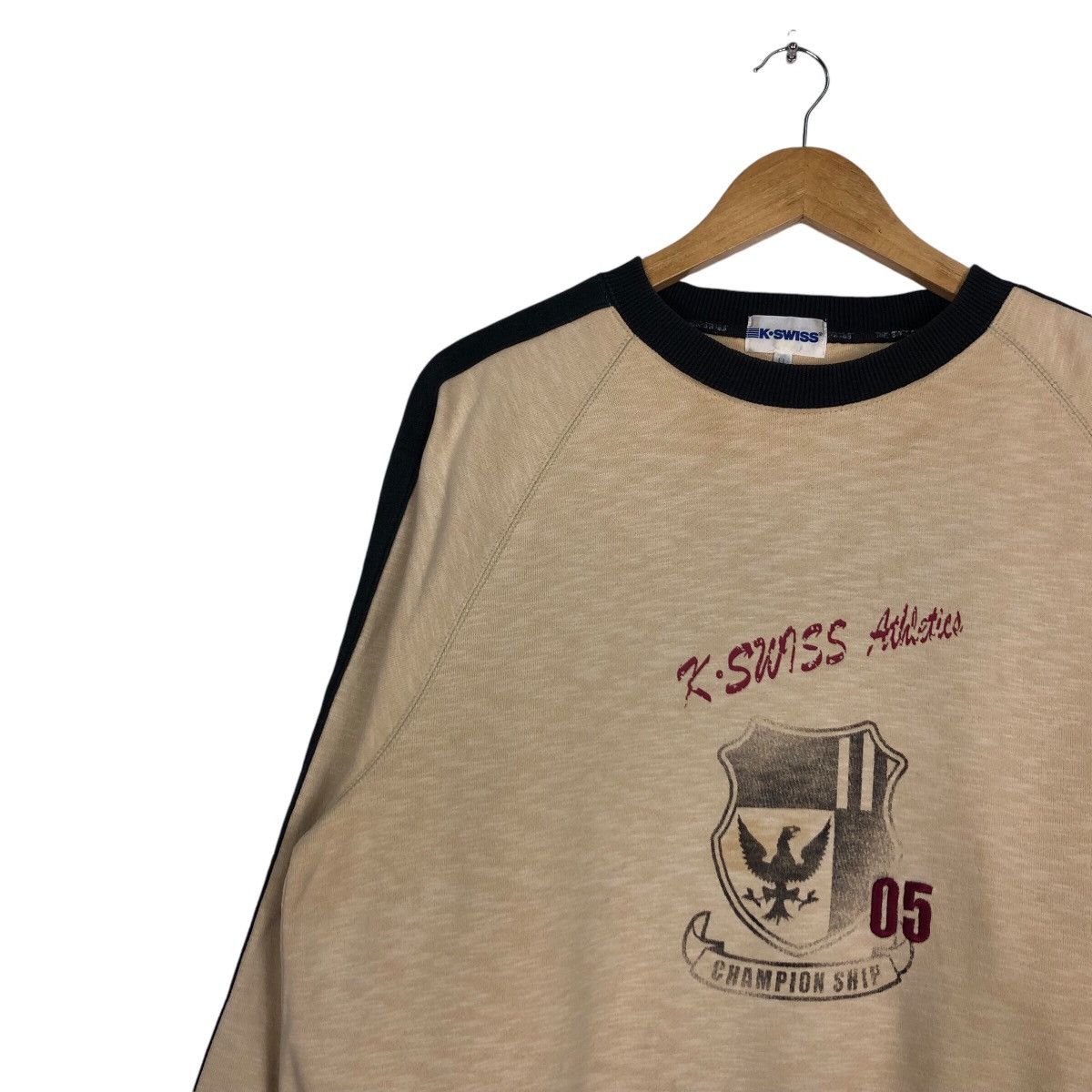 K-Swiss × Vintage Vintage K swiss Sweatshirt 90s design rare medium Size US M / EU 48-50 / 2 - 6 Thumbnail