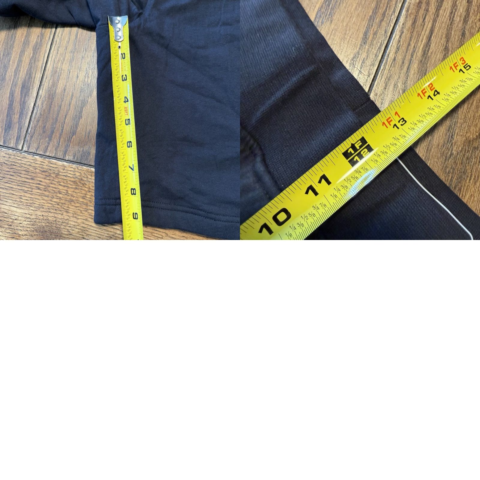 Vintage Dude Robe Terry Lined Shorts Mens M Sleep Shorts Black Jersey Cotton Blend Stretch Adjustable Regular Men Shark Tank Modern Classic Size US 31 - 8 Thumbnail