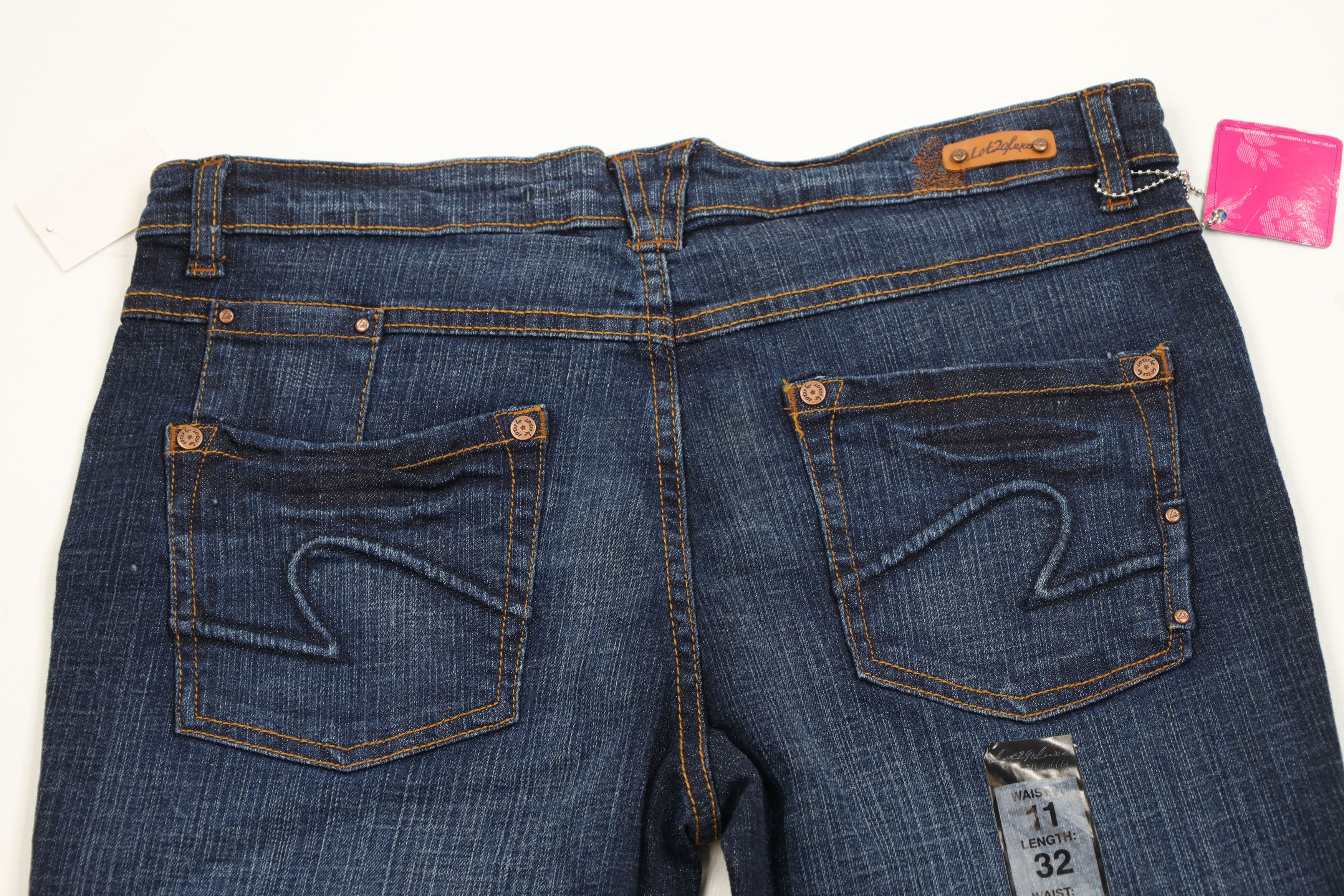 Vintage NOS Vintage Y2K Lot 29 Looney Tunes Wide Leg Jeans Blue Size 32" / US 10 / IT 46 - 11 Thumbnail