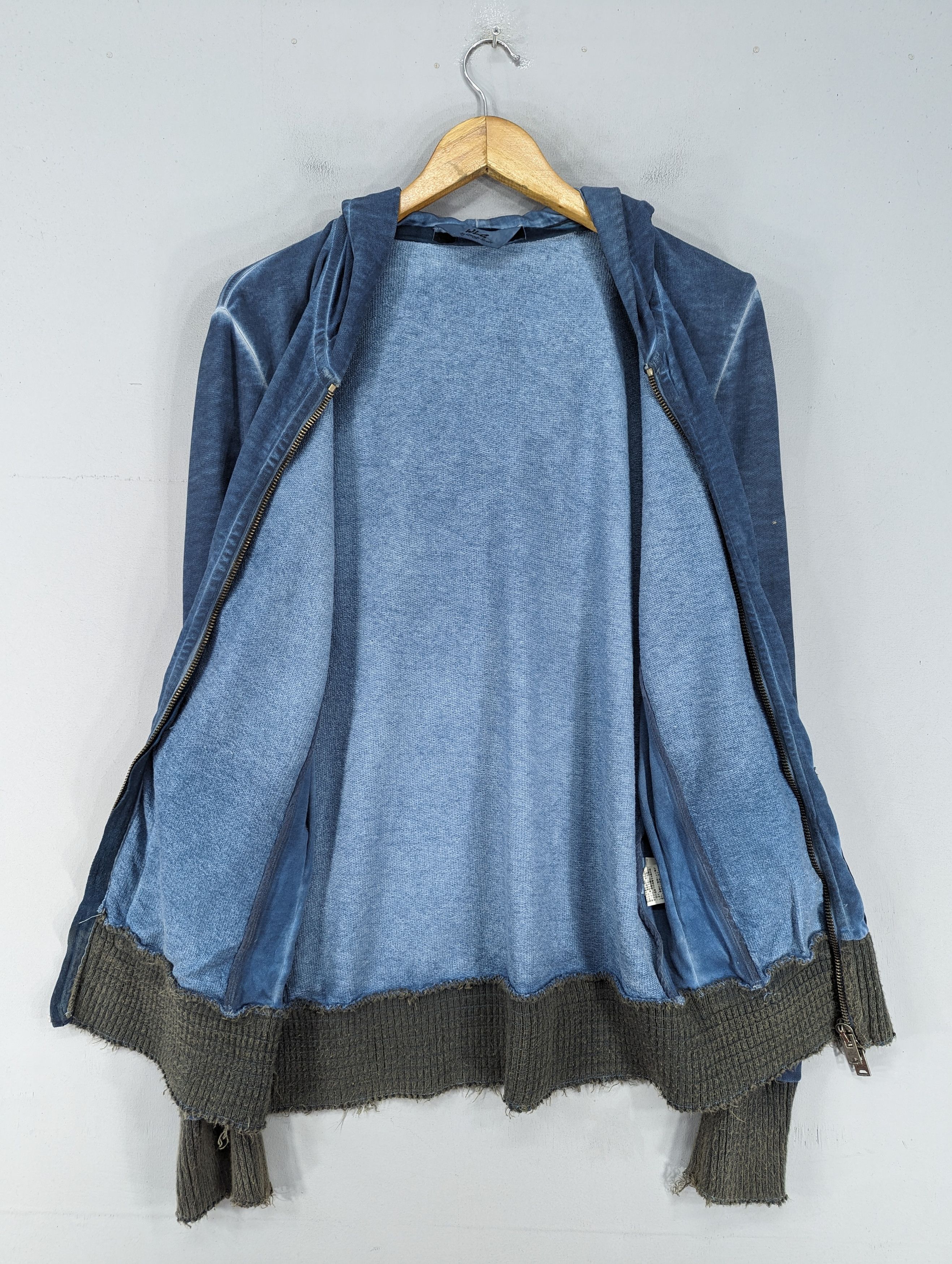 Giorgio Brato WLG By Giorgio Brato Distressed Hoodie Zipper Size US S / EU 44-46 / 1 - 15 Thumbnail
