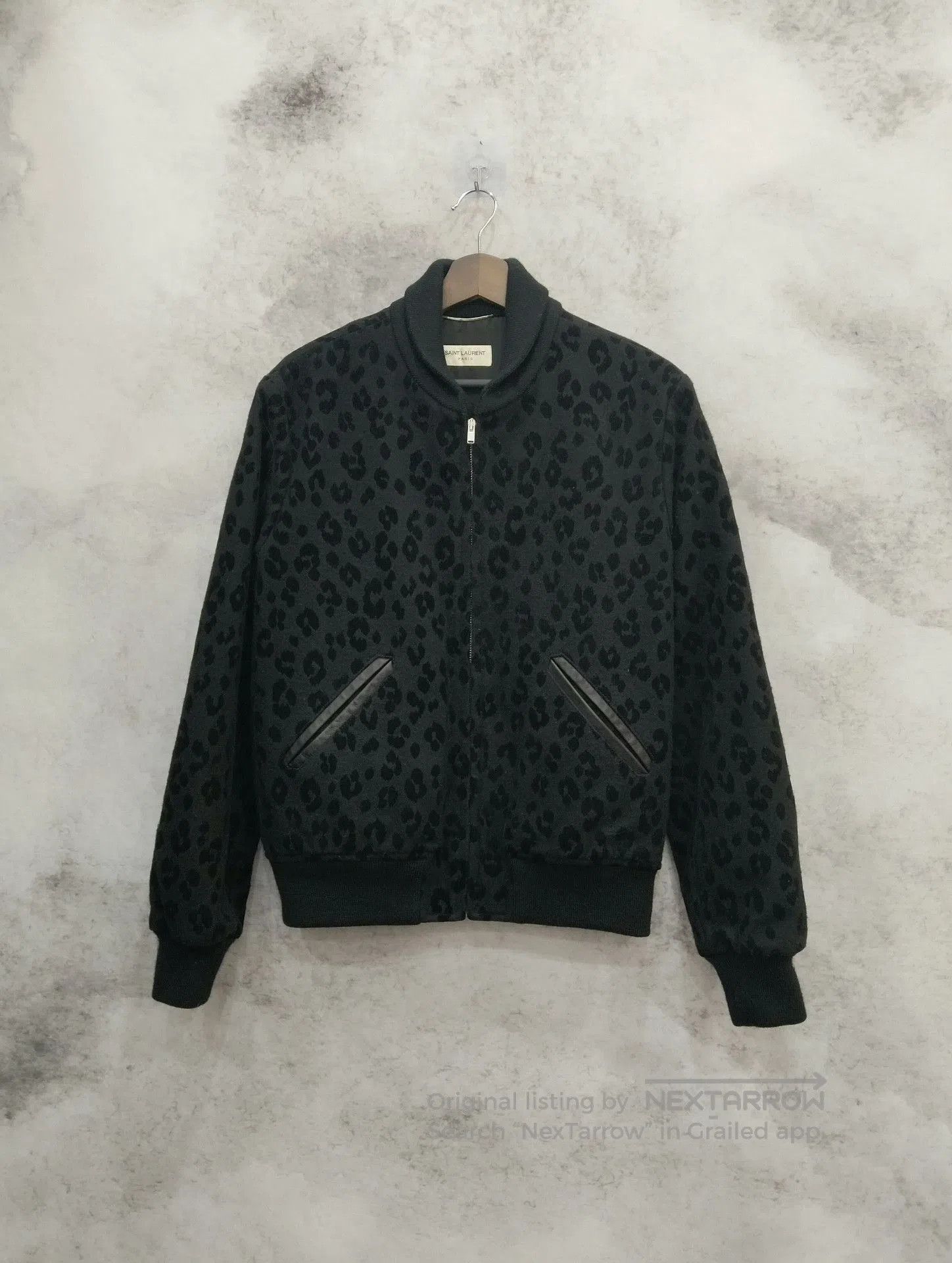 Saint Laurent Paris Saint Laurent Leopard Print Bomber Jacket. Size US M / EU 48-50 / 2 - 1 Thumbnail