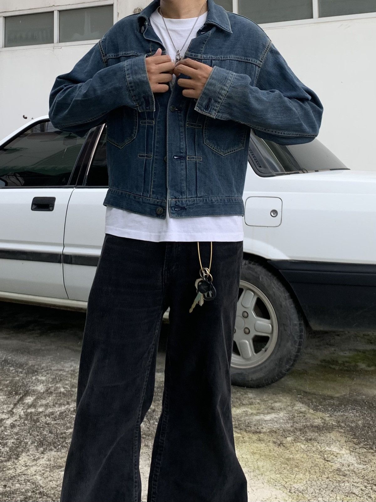 Vintage Vintage 90s Blue Way Denim Jackets Size US S / EU 44-46 / 1 - 3 Thumbnail