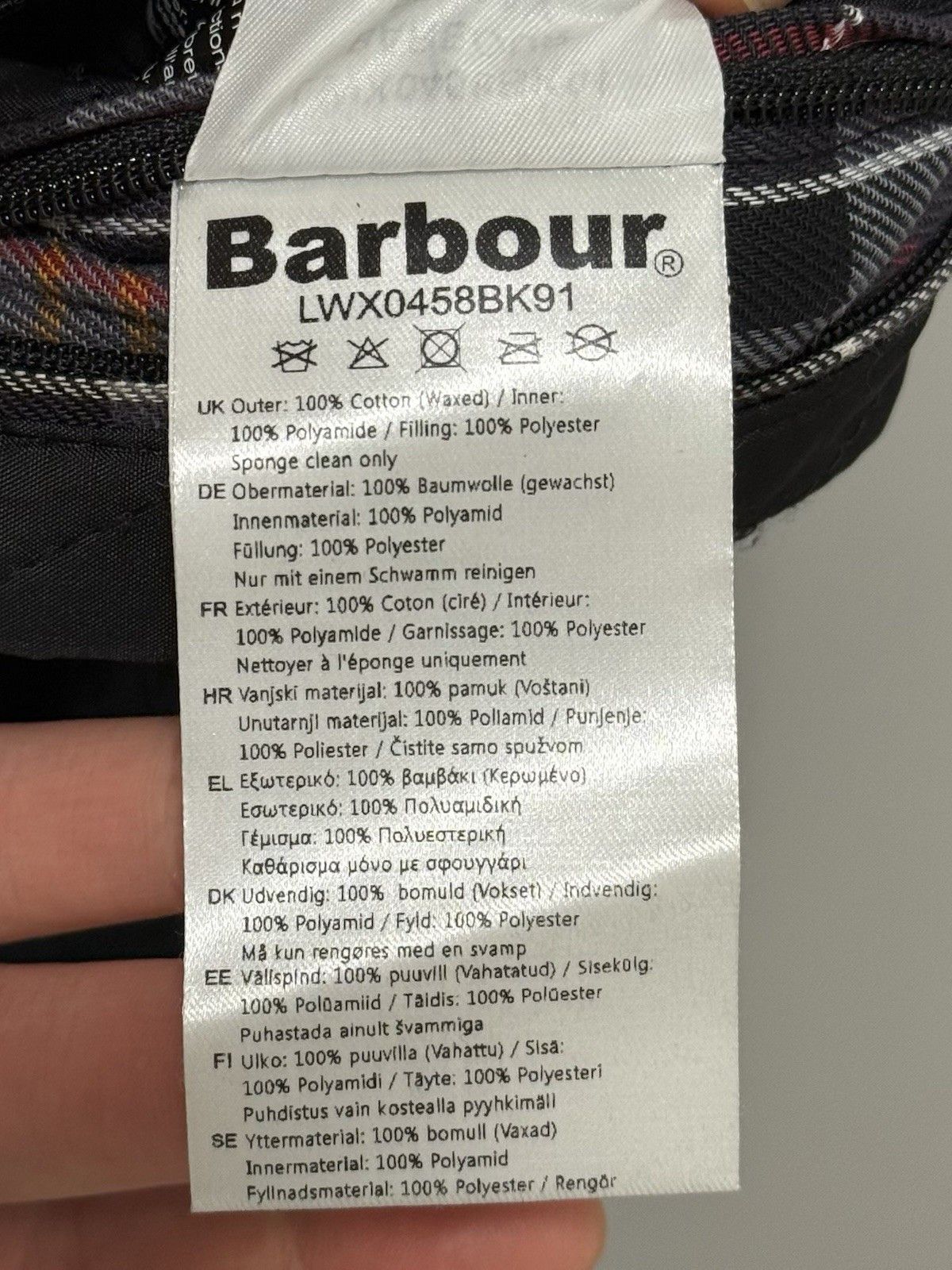 Barbour Barbour Belsay Wax Cotton Jacket Ladies Waxed Coat Tartan Size XL / US 12-14 / IT 48-50 - 18 Thumbnail