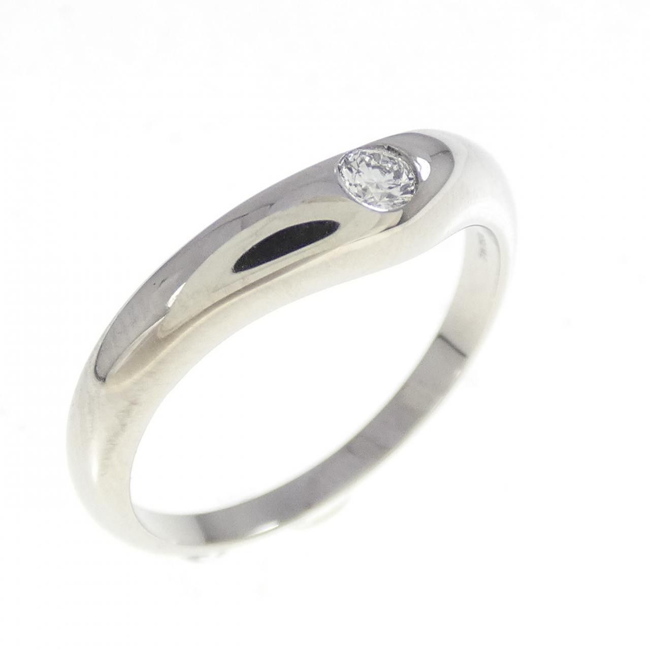 Bvlgari Bvlgari Bvlgari Platinum 950 Diamond Ring Size 8.5 Precious Metal Ring DUTY FREE for USA Size ONE SIZE - 1 Thumbnail