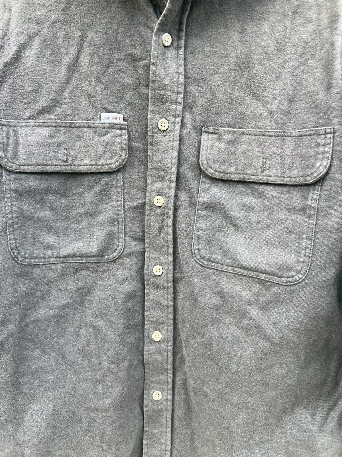 Carhartt Vintage Carhartt SunFaded Heavyweight Chamois Shirt Boxy Fit Size US L / EU 52-54 / 3 - 7 Thumbnail