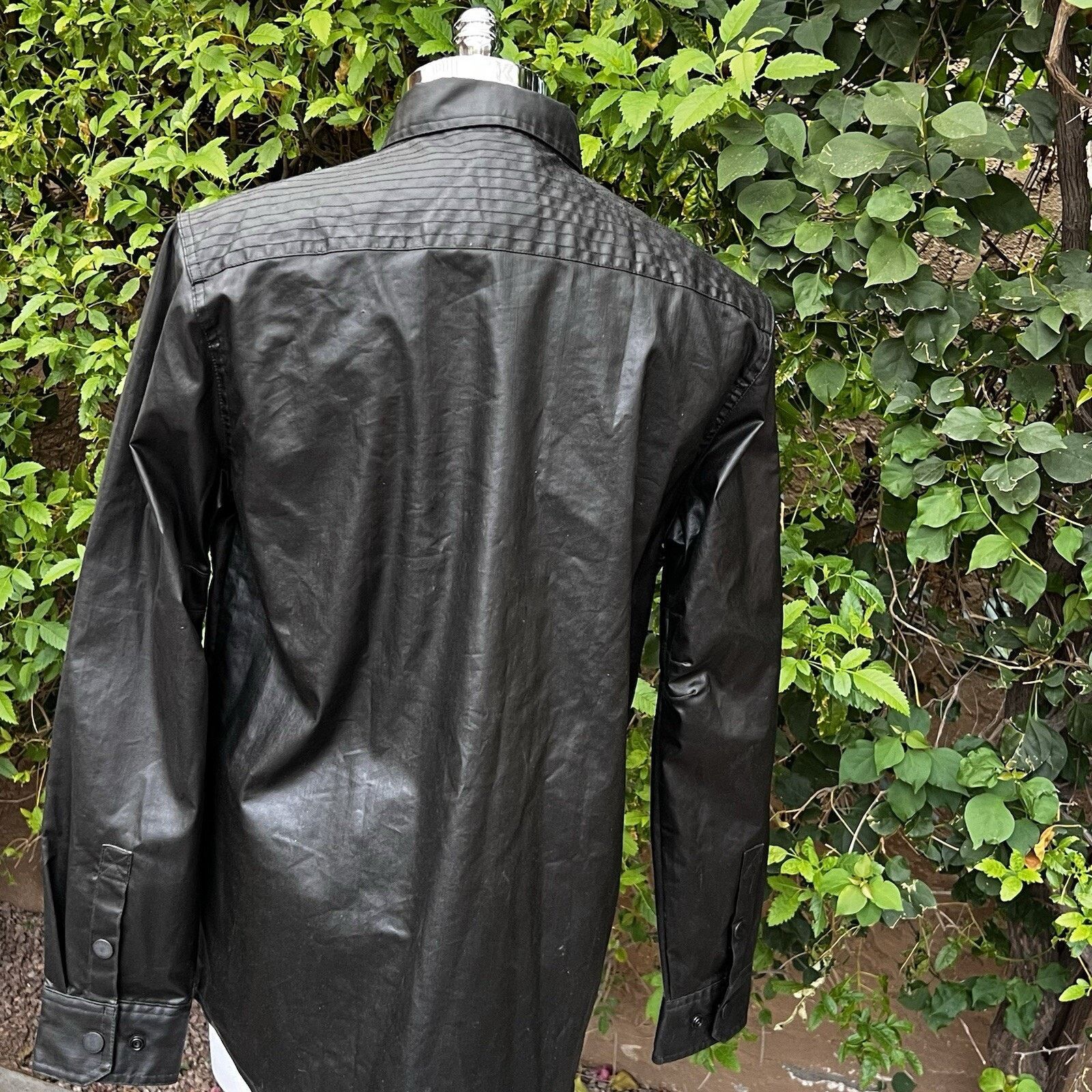 Harley Davidson Harley Davidson (L) Mens Black Shirt Jacket Faux Leather Size US L / EU 52-54 / 3 - 4 Thumbnail