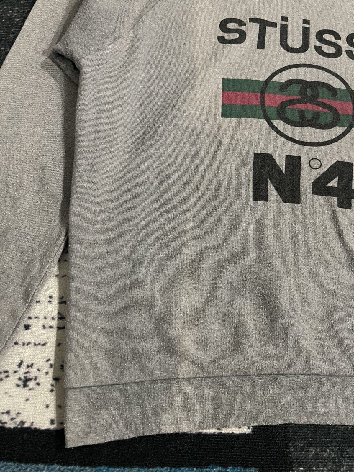 Stussy × Vintage Vintage Stussy No 4 x Gucci Sweatshirt Size M / US 6-8 / IT 42-44 - 6 Thumbnail