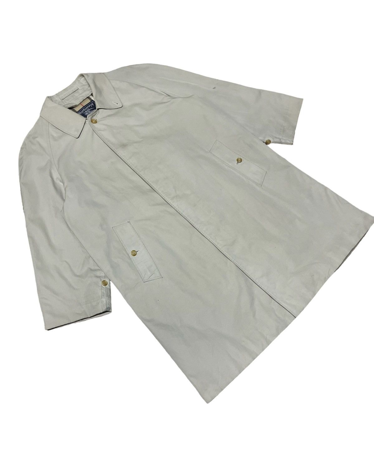 Burberry Vintage Burberry England Nova Check Trench Coat Size US L / EU 52-54 / 3 - 2 Thumbnail