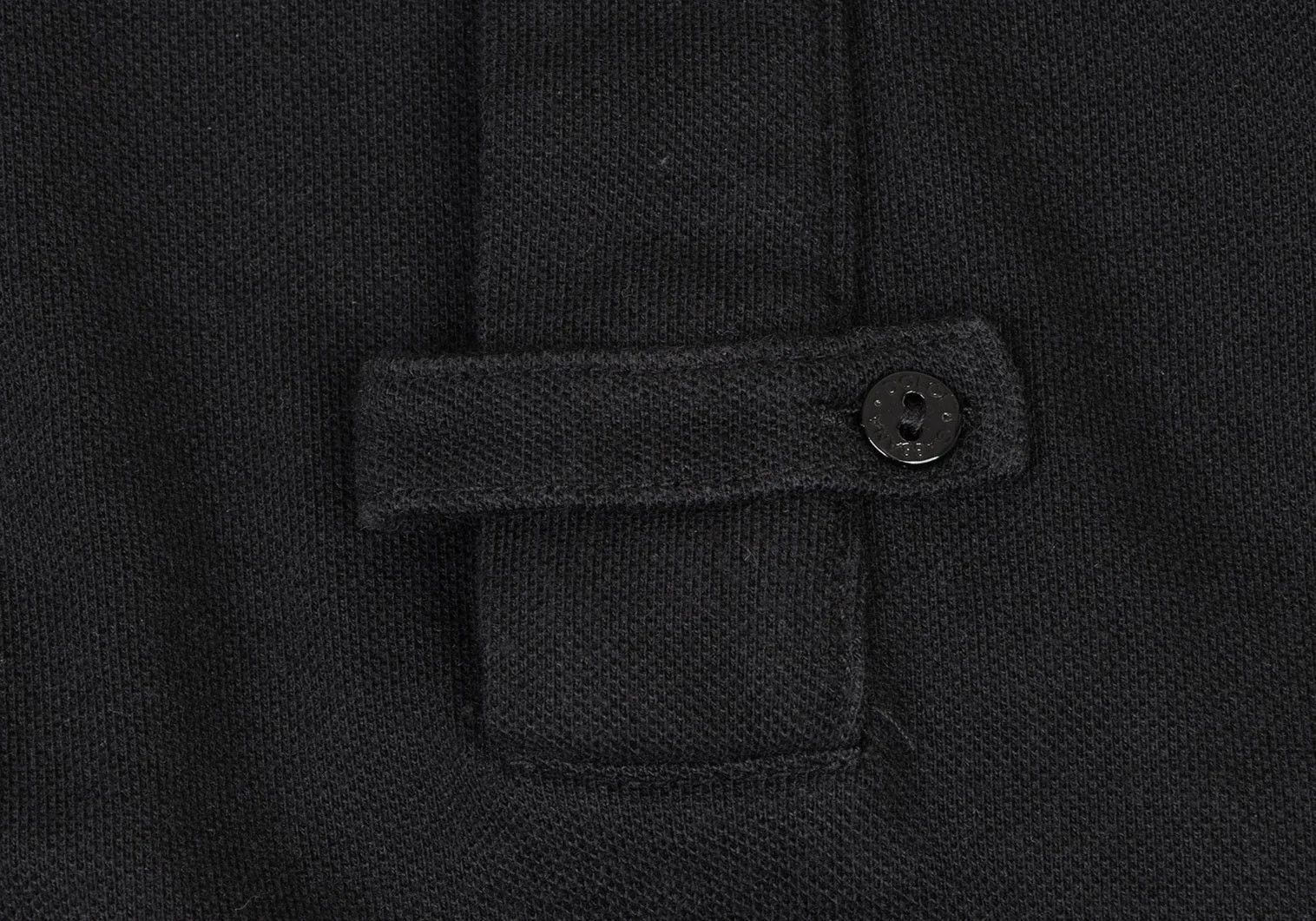 Dolce & Gabbana Cotton Collar Contrast Logo Plate Polo Shirt Black 44 Size US S / EU 44-46 / 1 - 4 Thumbnail