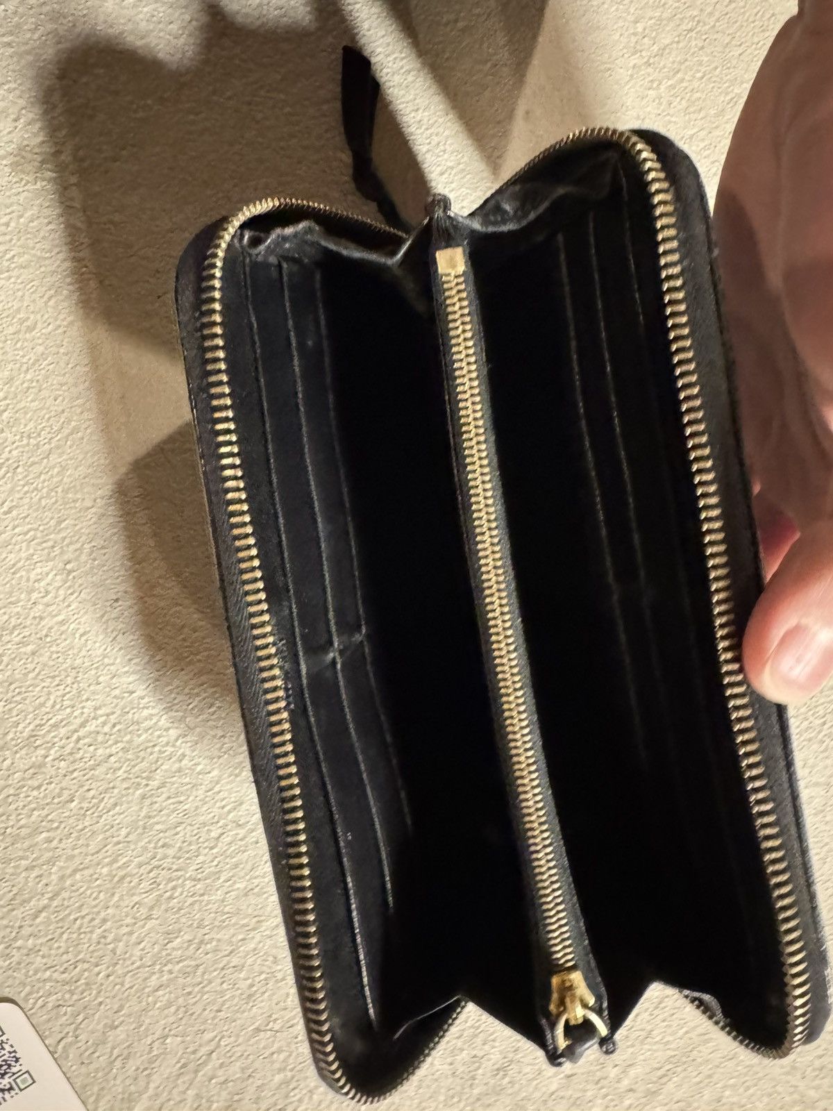 Bottega Veneta Bottega Veneta Intrecciato Zip Wallet – Black Leather Size ONE SIZE - 4 Thumbnail