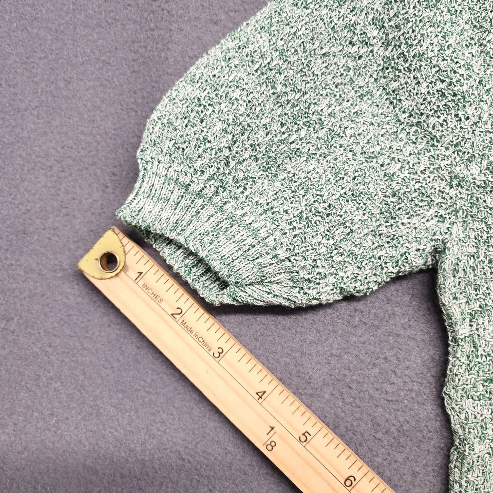 Vintage VINTAGE Burt Barry Casuals Sweater Womens XL Green Short Sleeve Knit Crewneck Size XL / US 12-14 / IT 48-50 - 7 Thumbnail